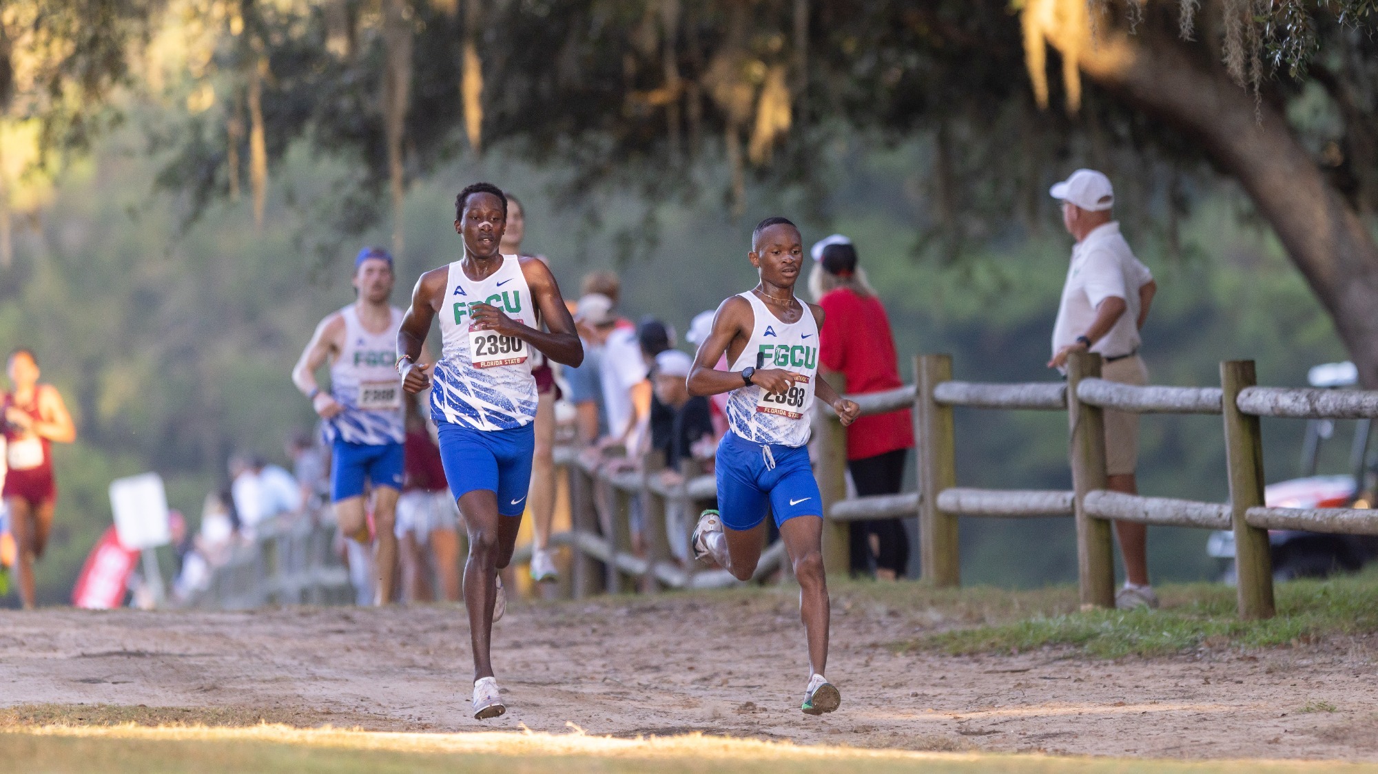 Victor Kemboi and Siya Mokgothu Run at the FSU Pre-Regional