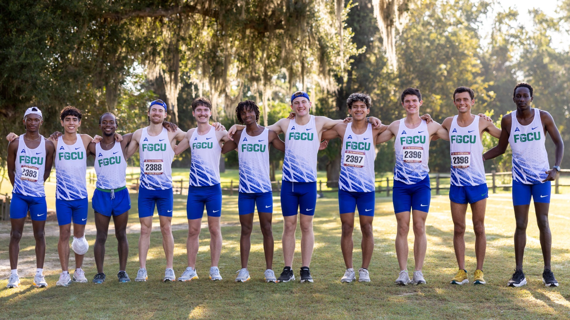 Men's Cross Country Team at FSU Pre-Regional