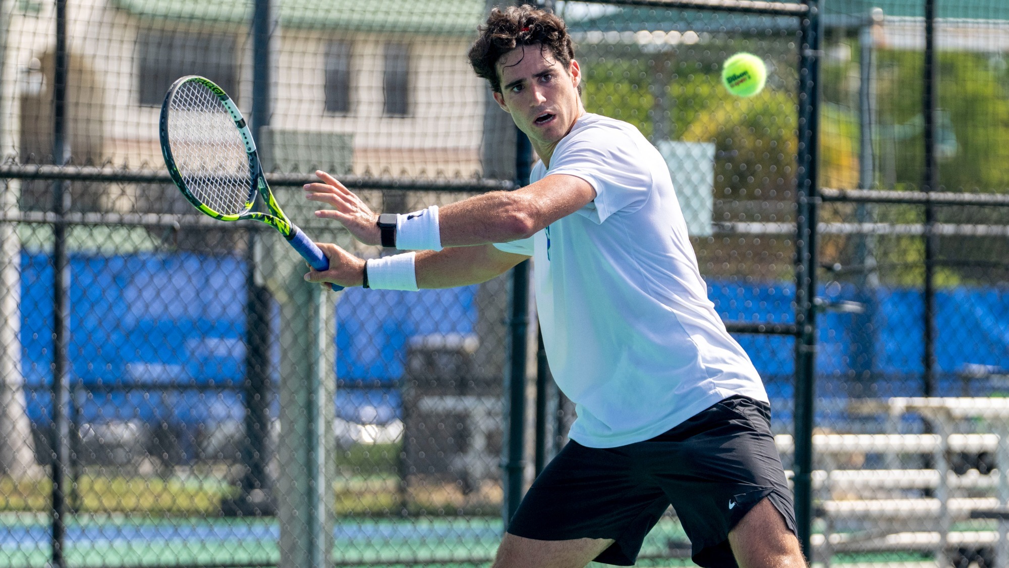 Jonathan Baron in action during the Eagles first practice of the season
