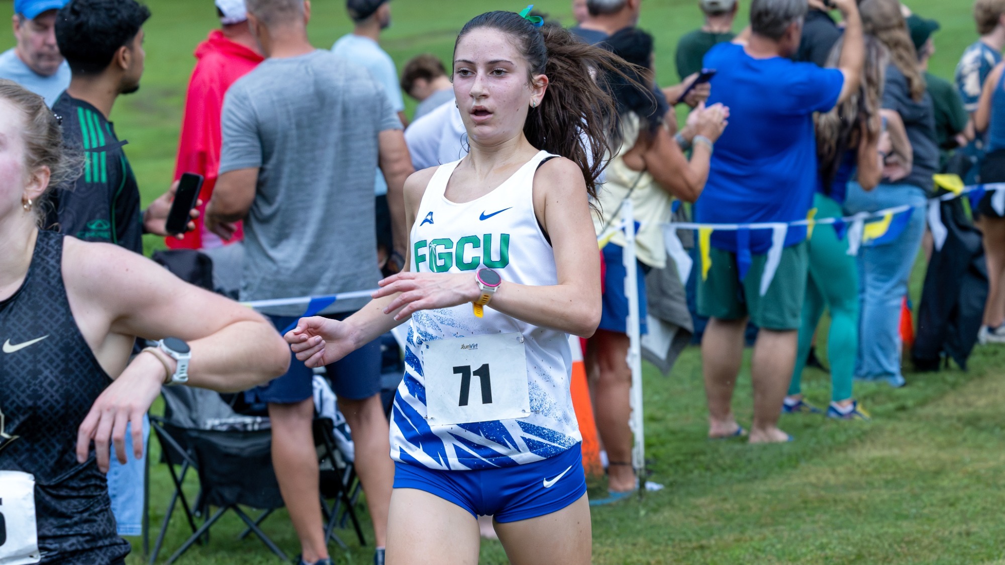 Rhyen Foley Crosses the Finish Line at the Florida Intercollegiate Invitational