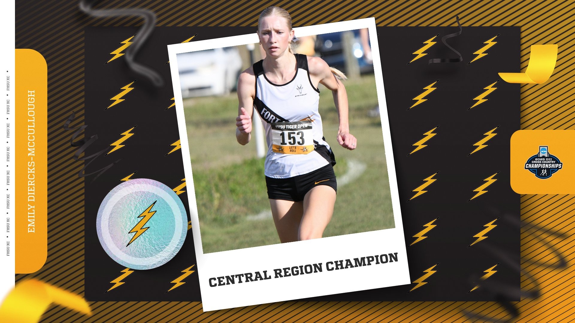 Diercks McCullough Central Region XC Champion 2025