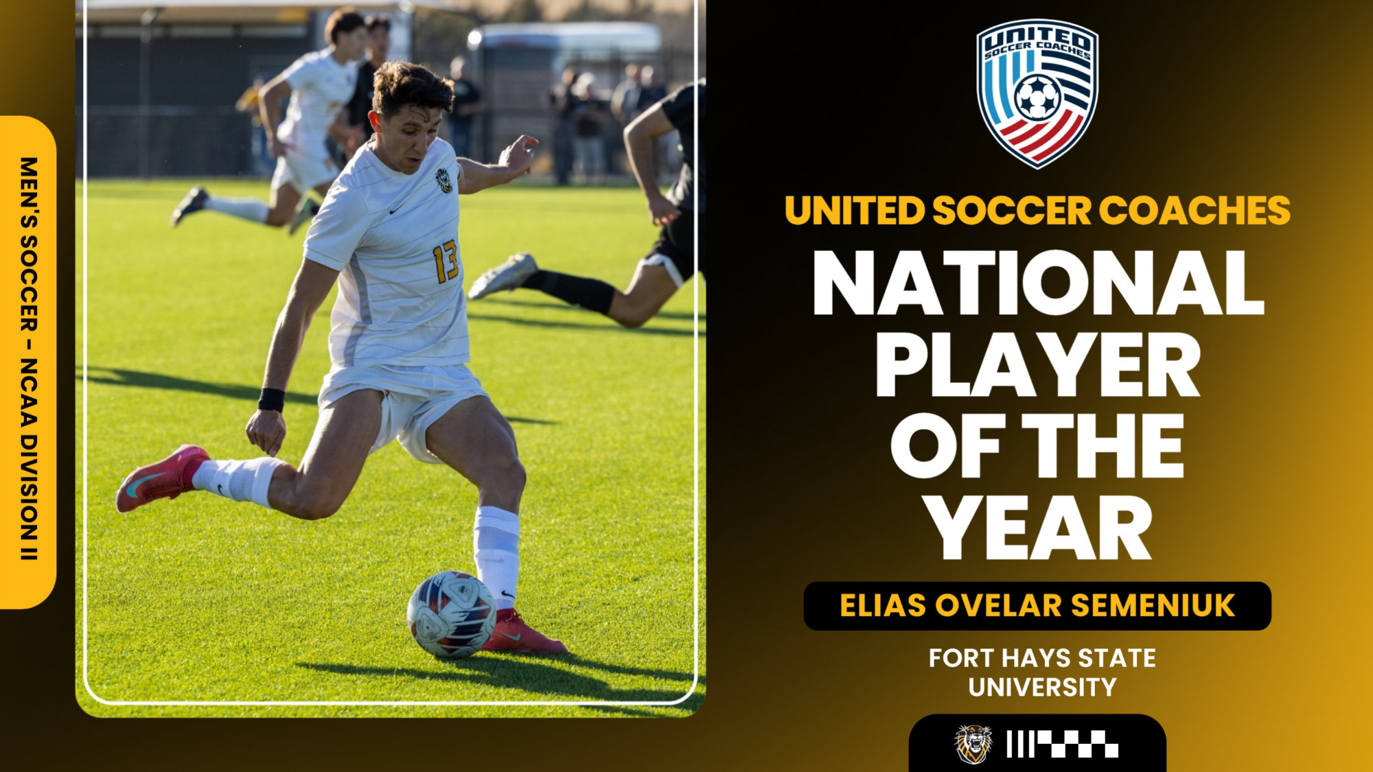Elias Ovelar Semeniuk United Soccer Coaches National POY 