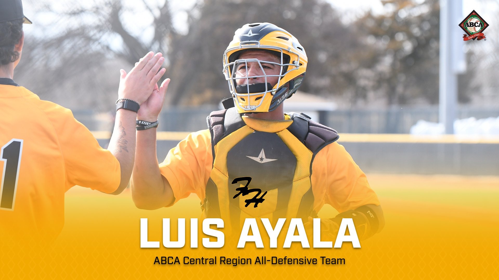 Luis Ayala ABCA Region Defensive Team 2025