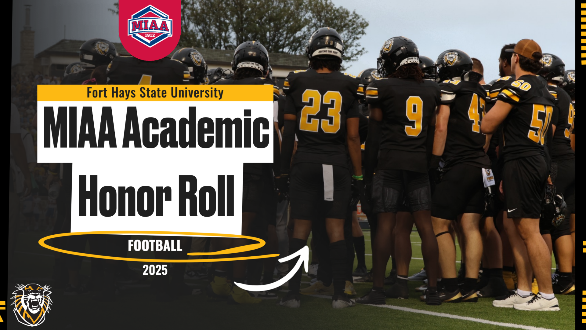 FB MIAA Academic Honor Roll 2025