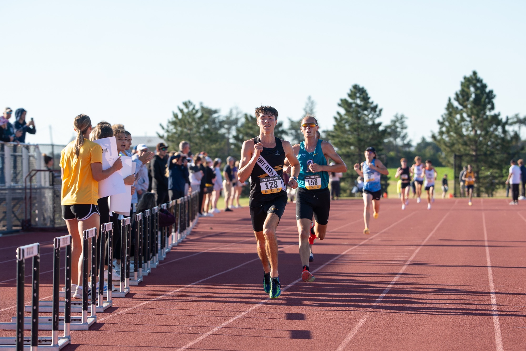 Farrin Mangelson finish line tiger open