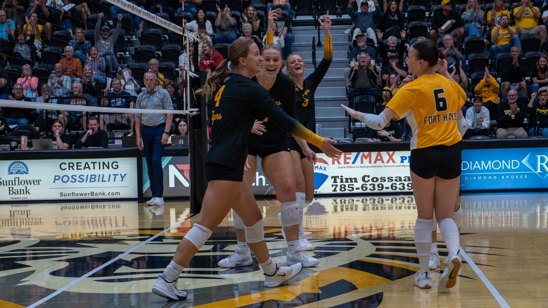 VB Team Celebration vs. Arkansas-Fort Smith 10/2/26