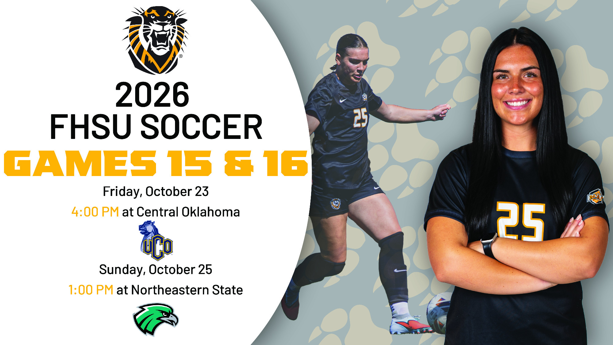 Women's Soccer Preview Graphic 10-23-26