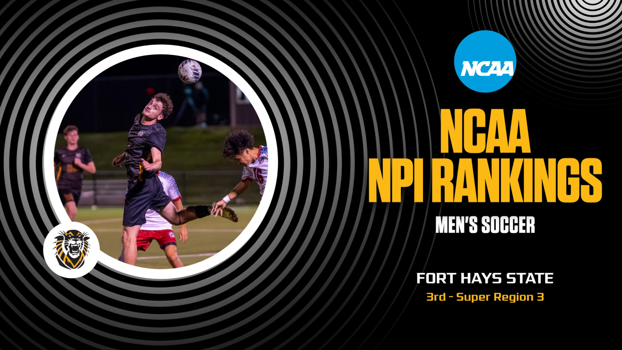 Men's Soccer NCAA NPI Rankings 10-26-26 graphic