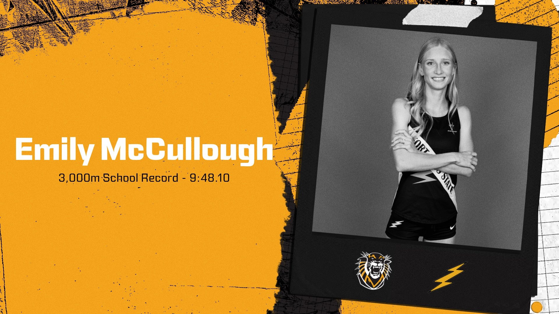 Emily McCullough 3,000m record 2-14-26
