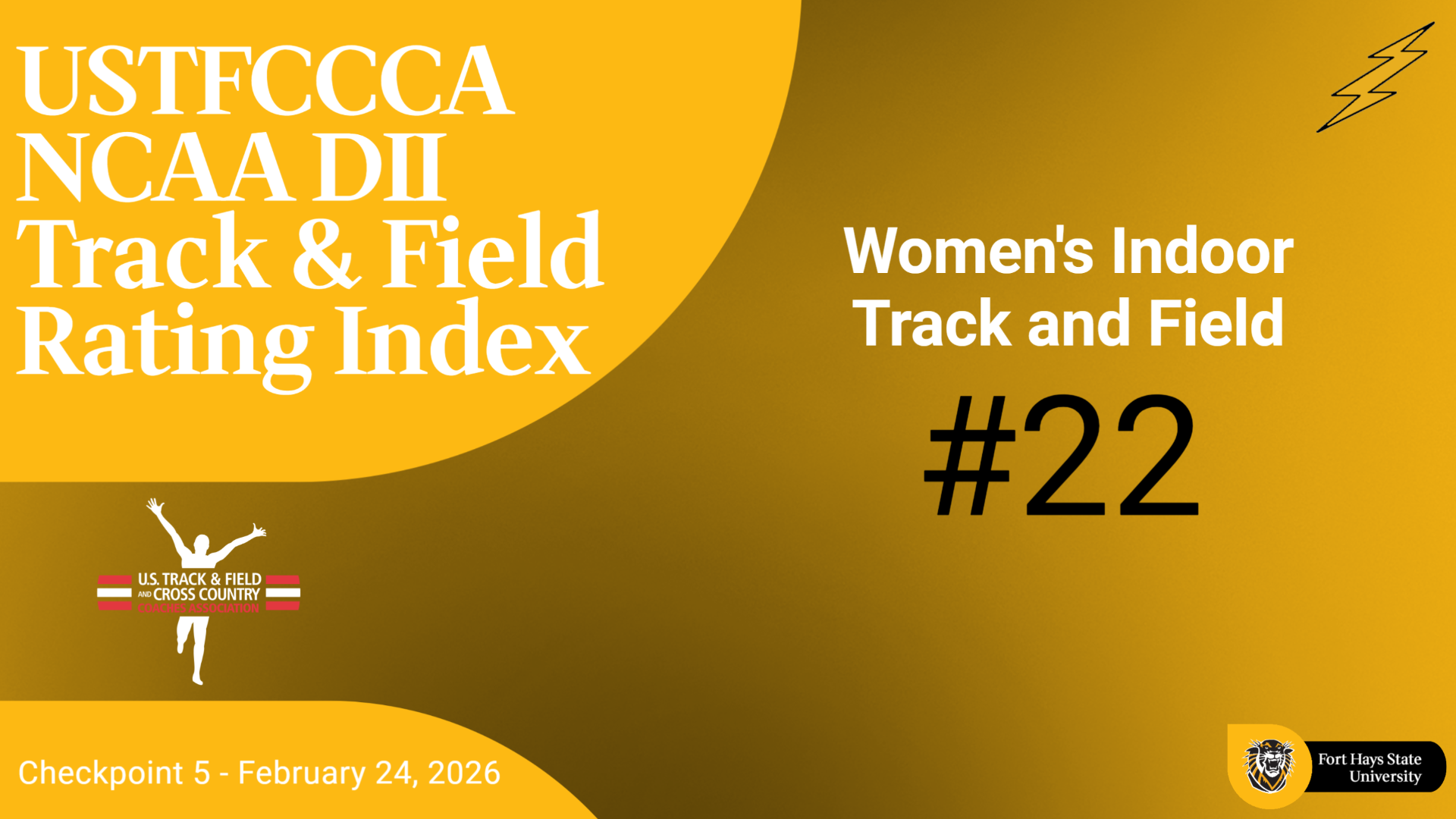 Women's Track and Field Indoor Rankings 2-24-26