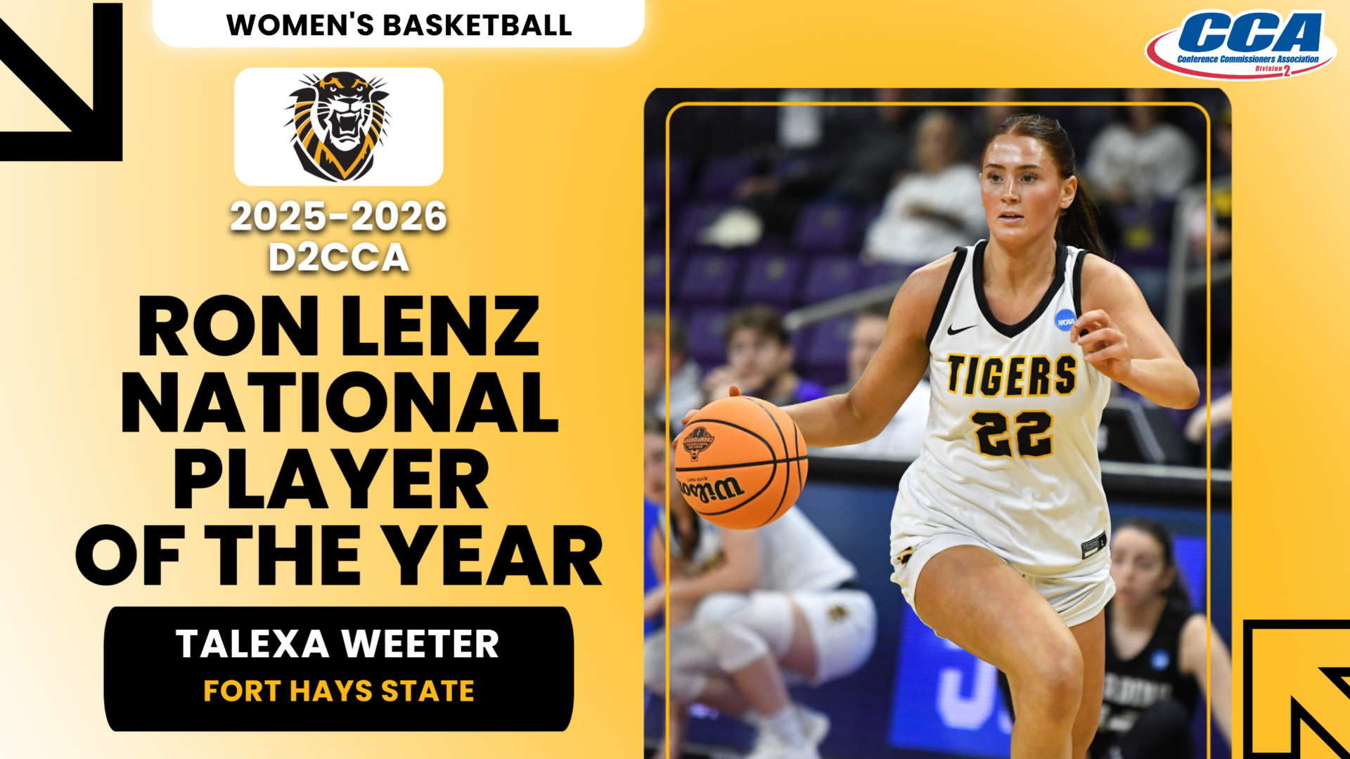 Talexa Weeter D2CCA National Player of the Year 2026