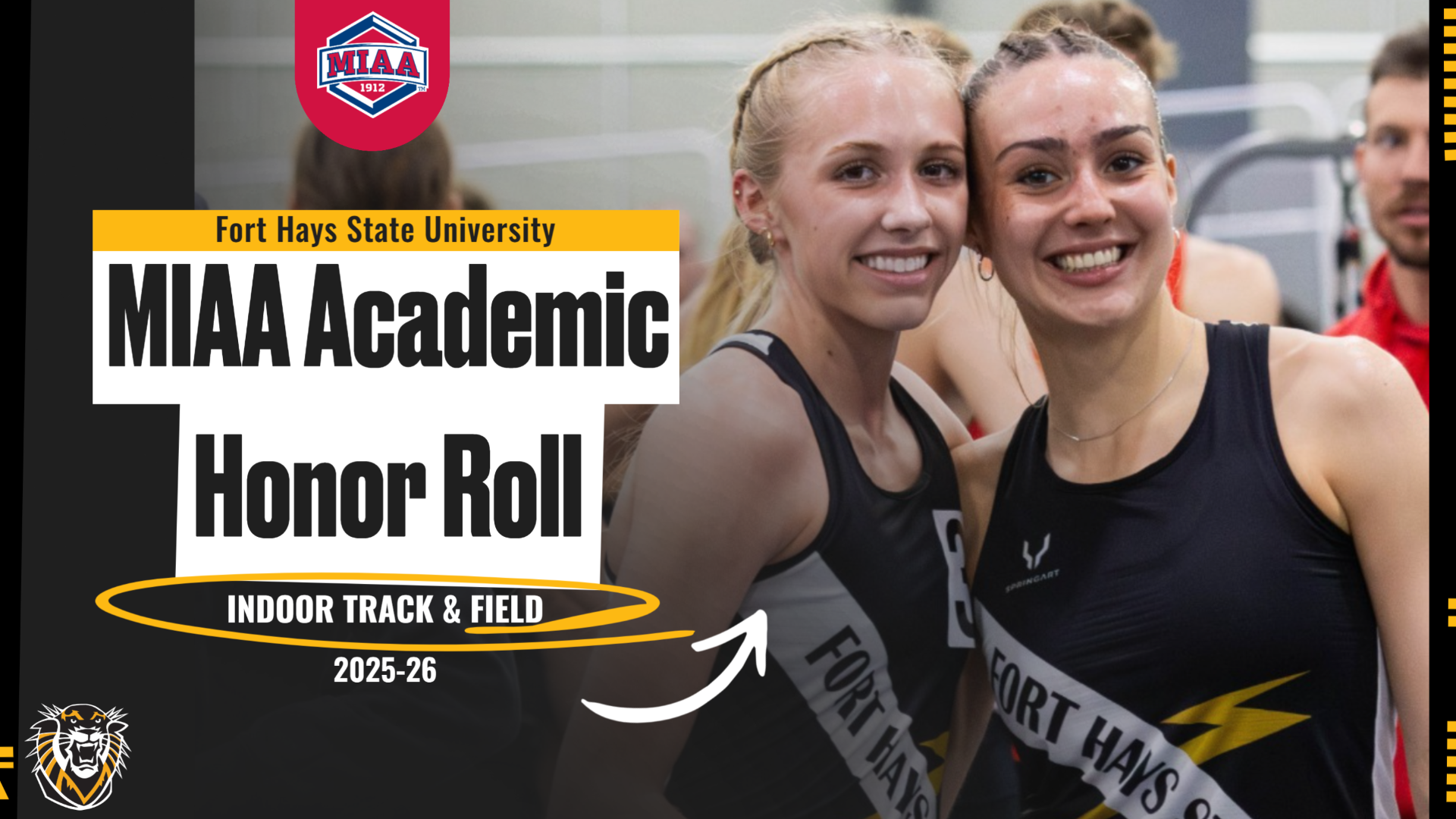 MIAA Indoor Track and Field Academic Honor Roll 2025-26