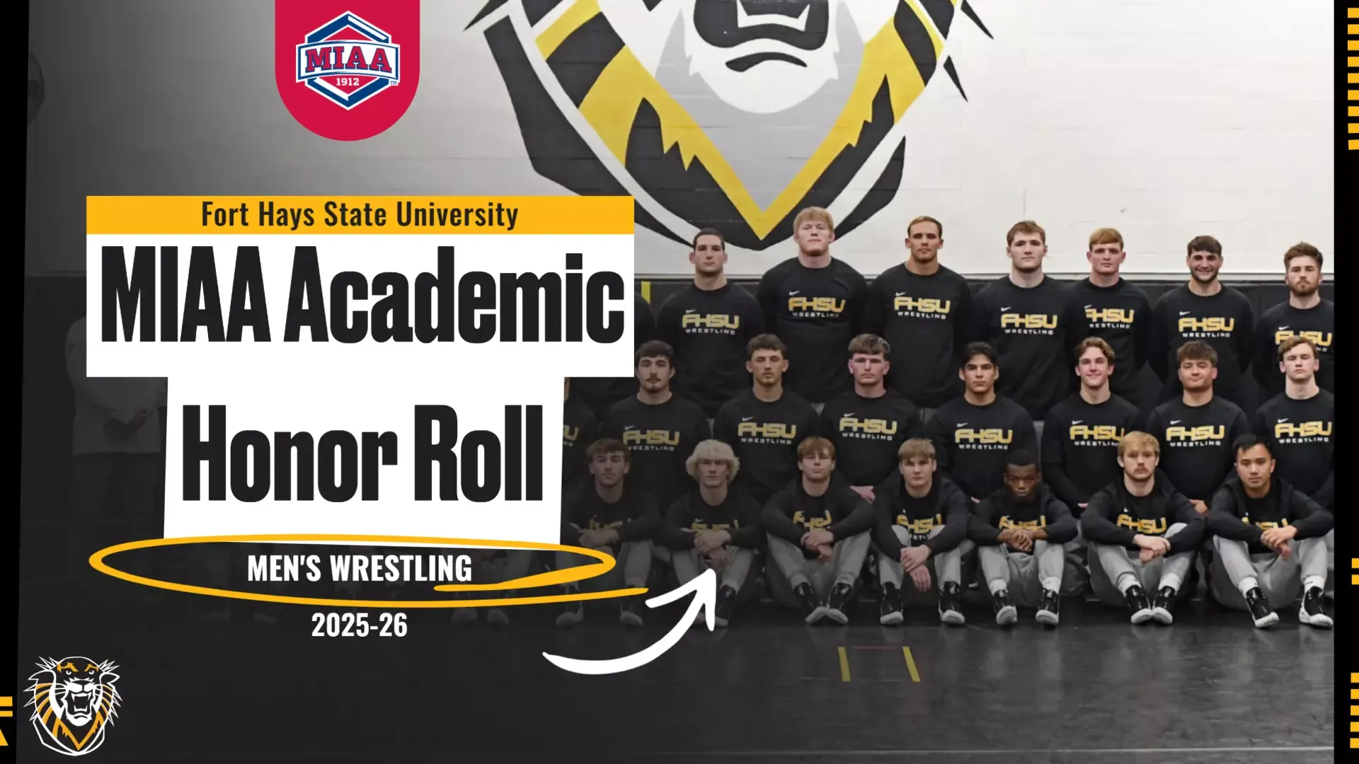 MIAA Men's Wrestling Academic Honor Roll 2025-26