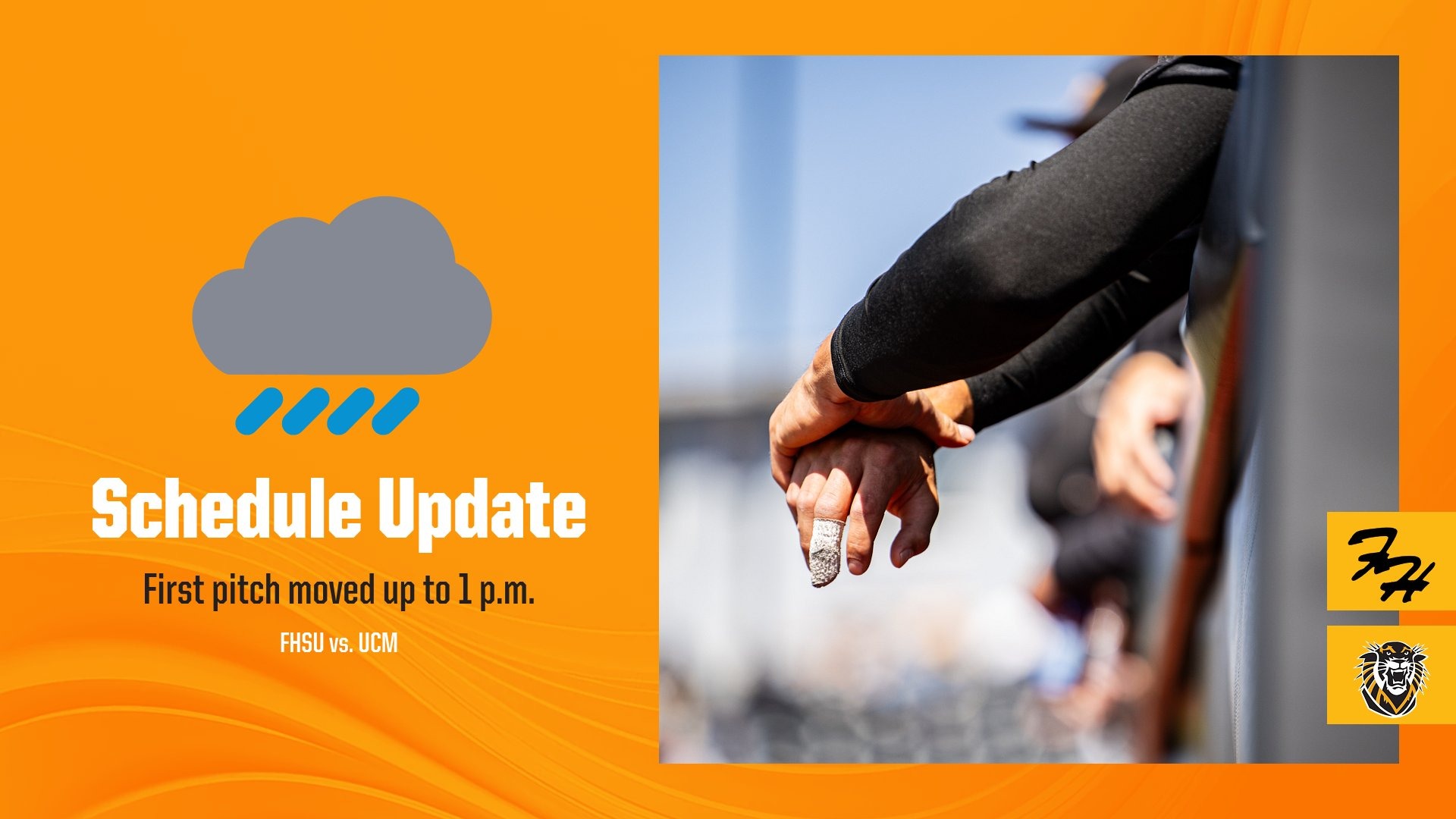 Baseball schedule change v UCM 4/11/26