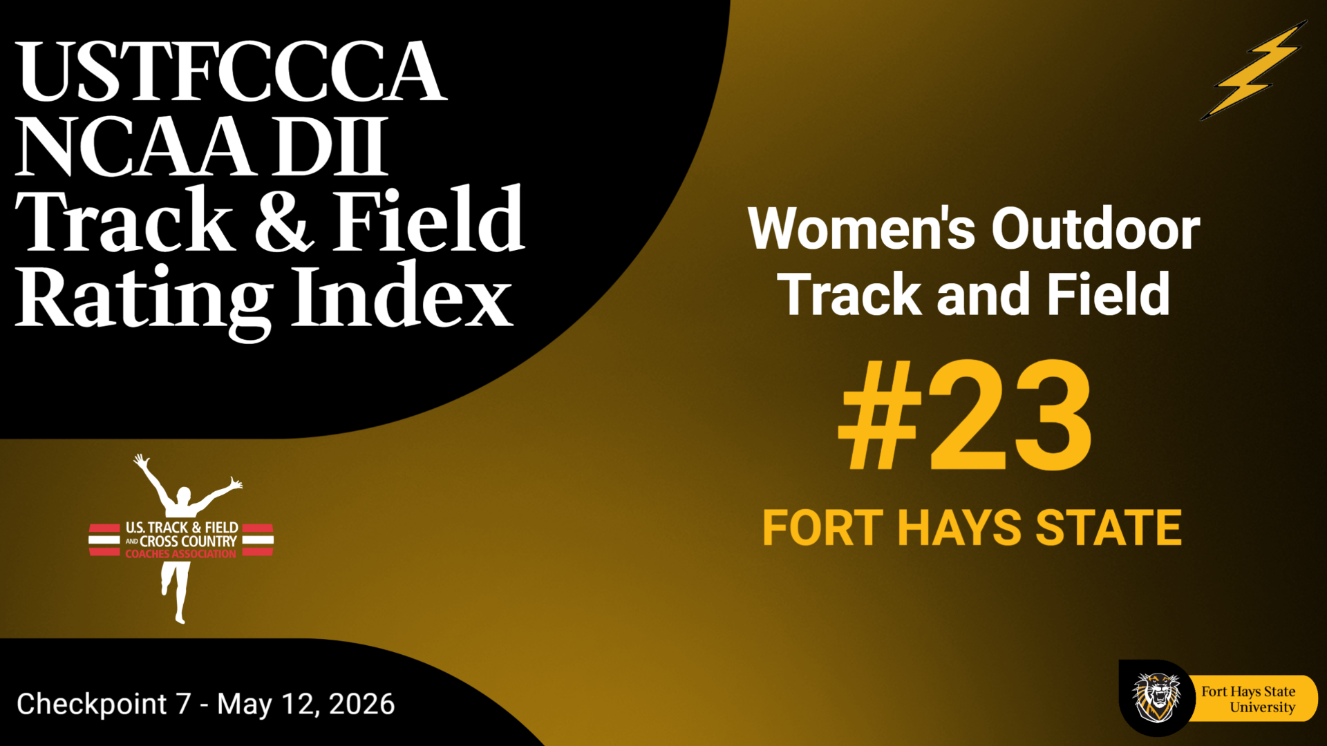 Women's Track and Field National Ranking No. 23 May 12 2026