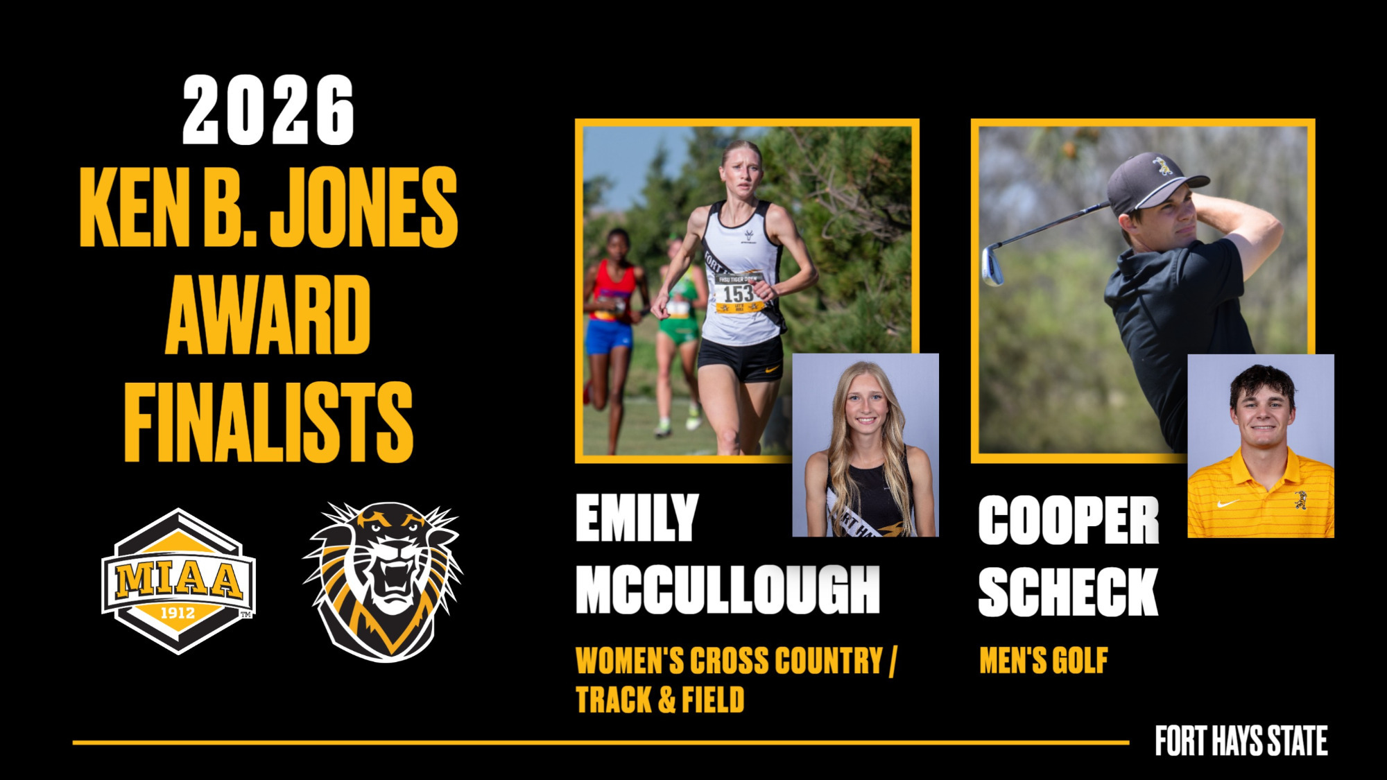 Emily McCullough and Cooper Scheck - 2026 MIAA Ken B. Jones finalists