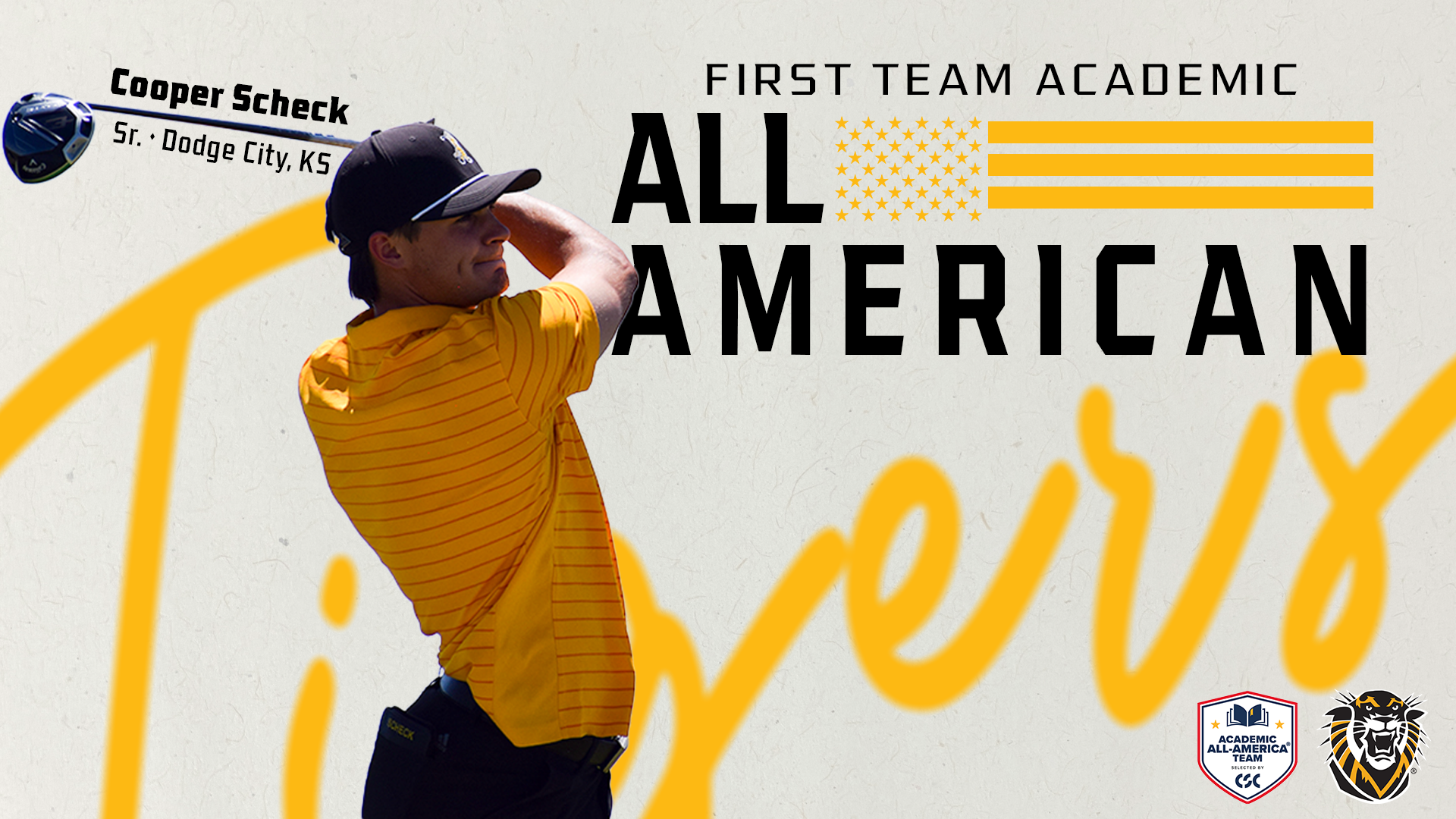 Cooper Scheck Academic All-America 2026