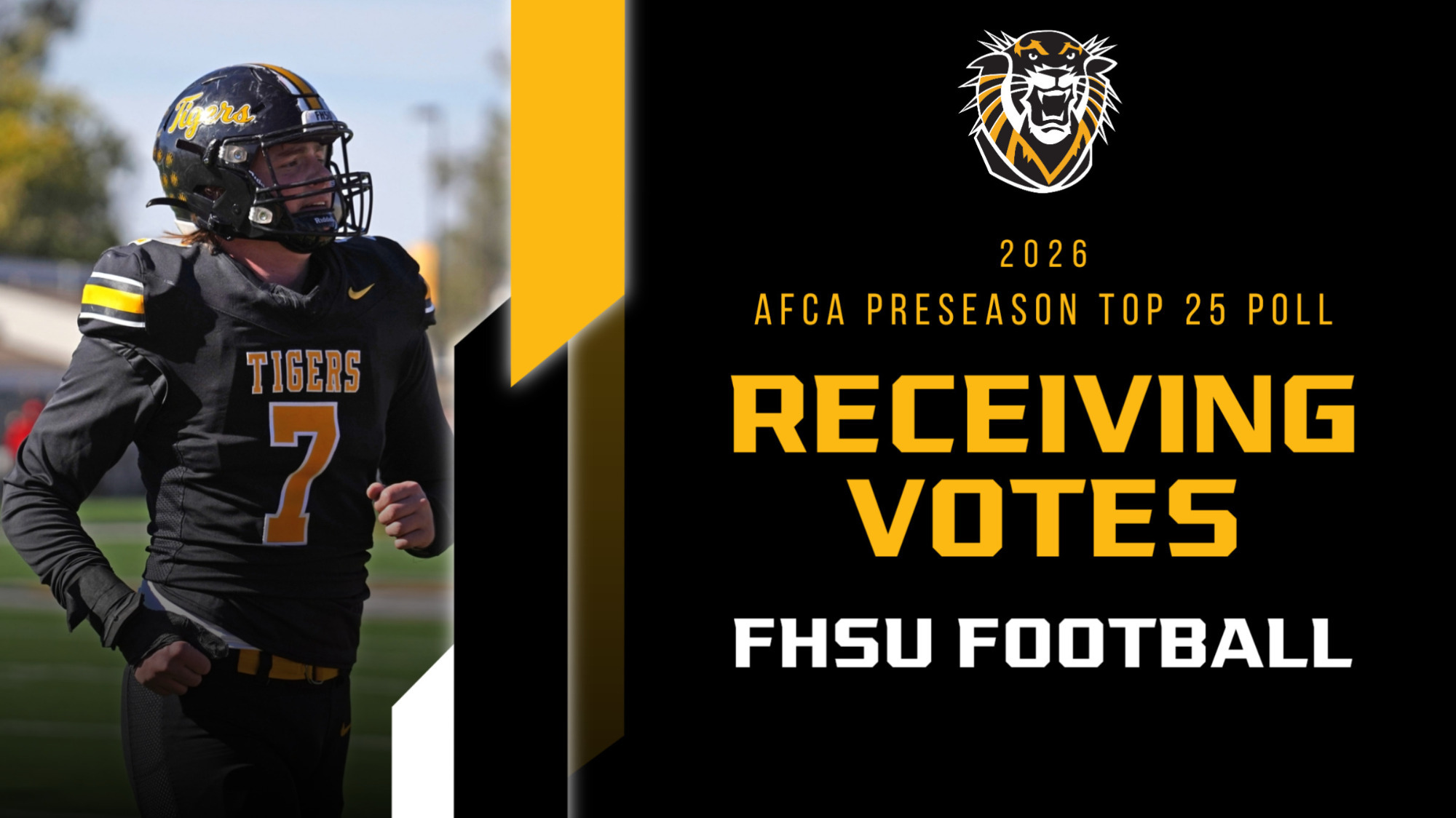 2026 AFCA Preseason Top 25 Poll - FHSU receiving votes