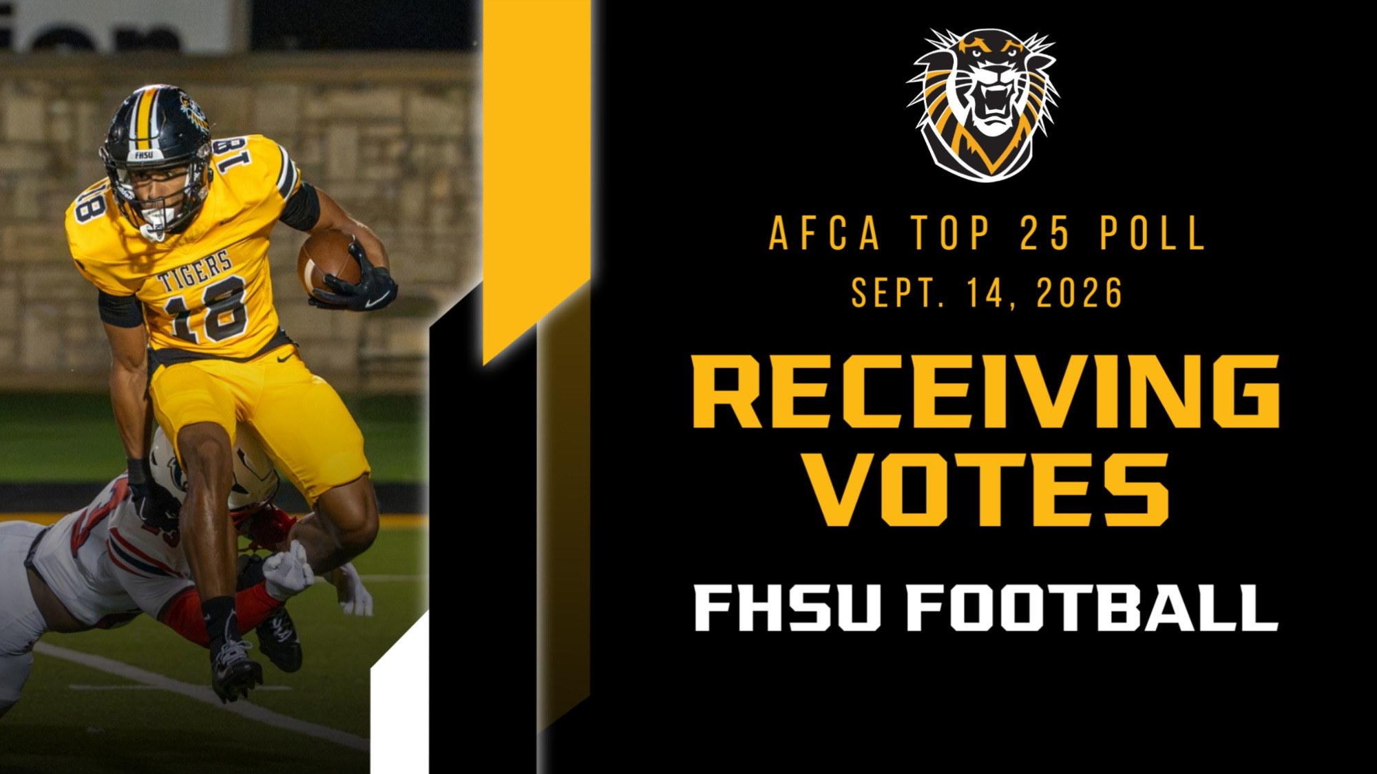 AFCA Top 25 Poll 9-14-26