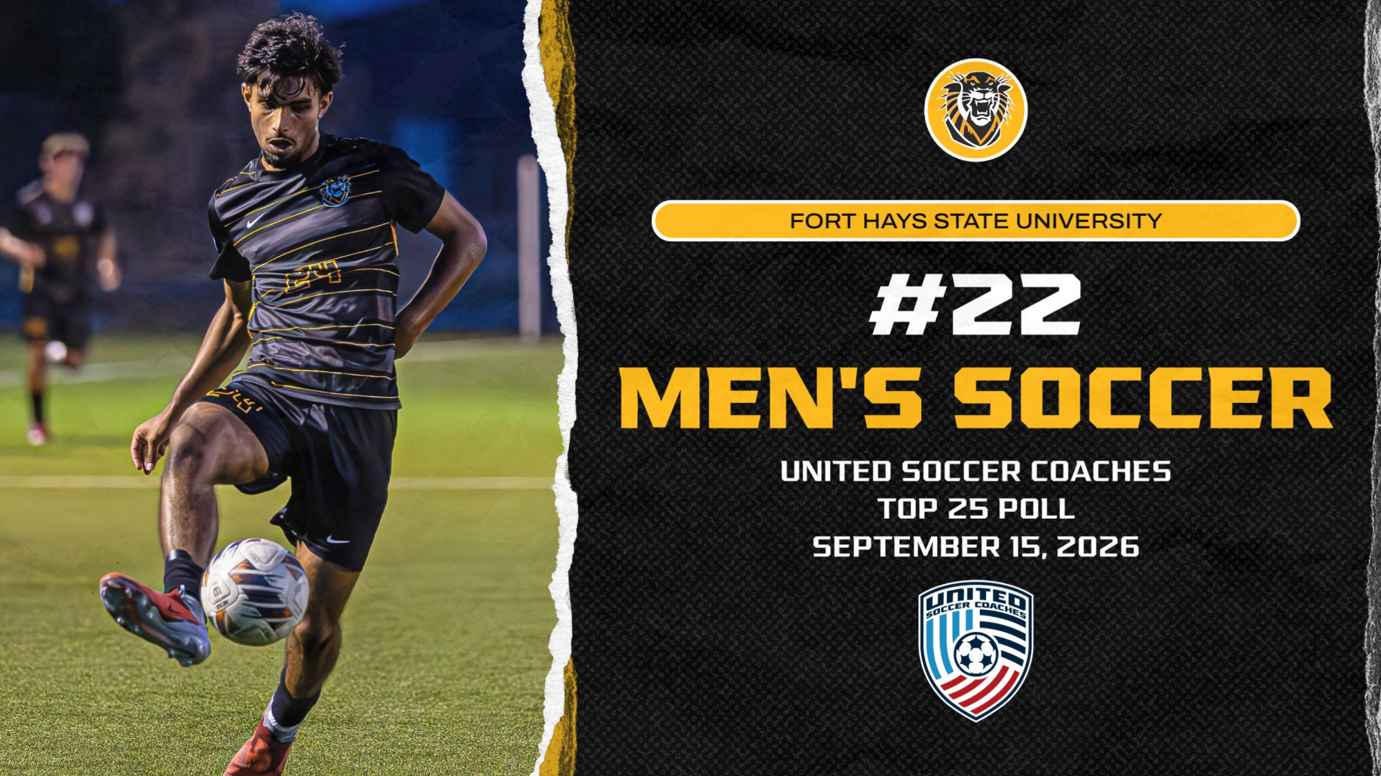 Men's Soccer Top 25 ranking 9-15-26