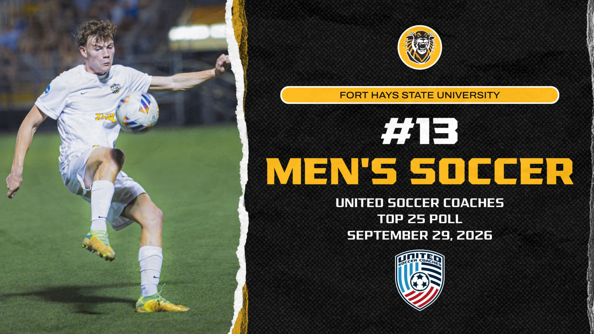 Men's Soccer Top 25 Poll 9-29-26