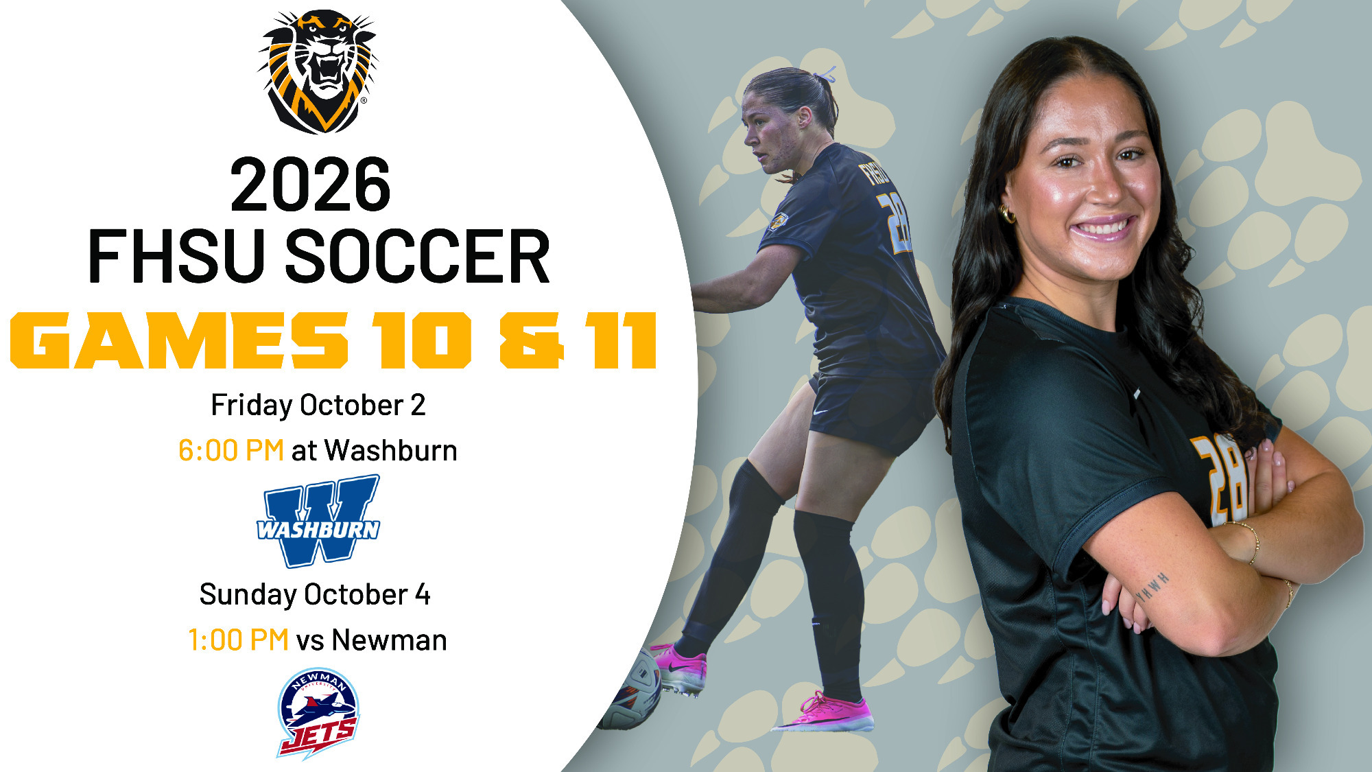 Women's Soccer Preview graphic for 10-2-26