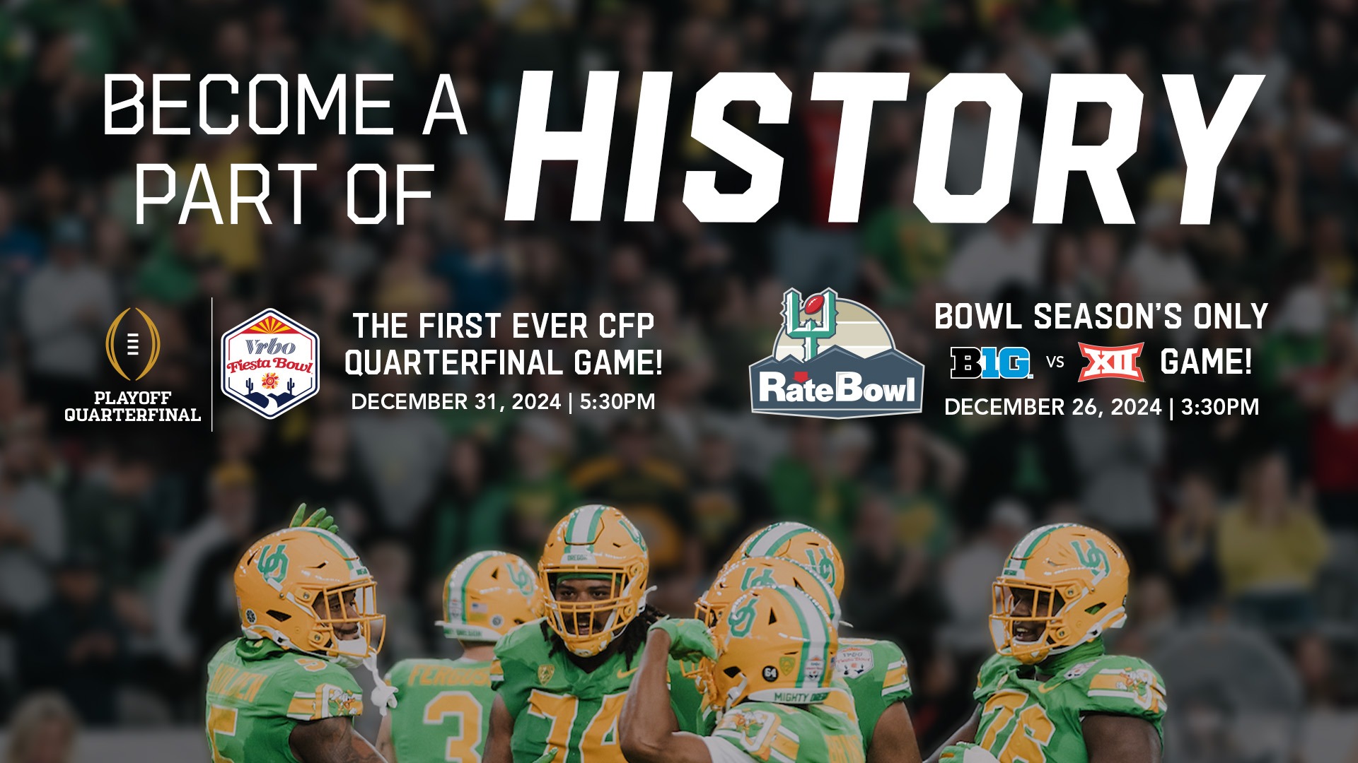 Vrbo Fiesta Bowl, Rate Bowl Team Up with SeatGeek for Exciting Bowl Season Sweepstakes Fiesta Bowl