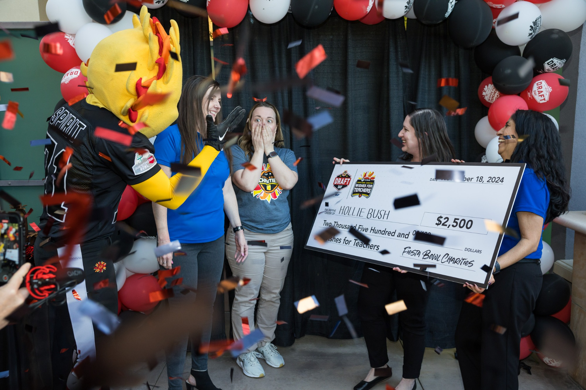 2024 Palo Verde Fiesta Bowl Charities Wishes for Teachers Draft Day presented by SRP