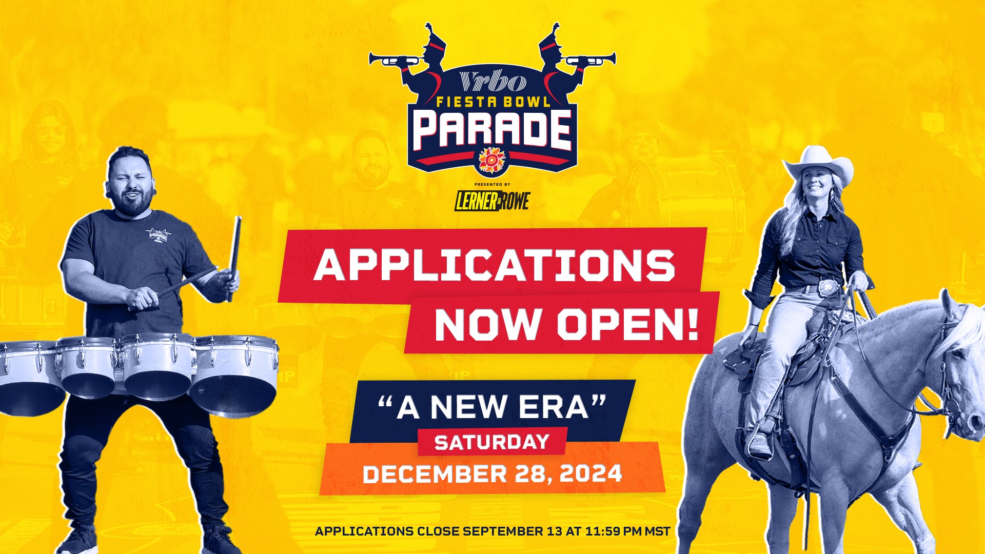 Parade applications graphic