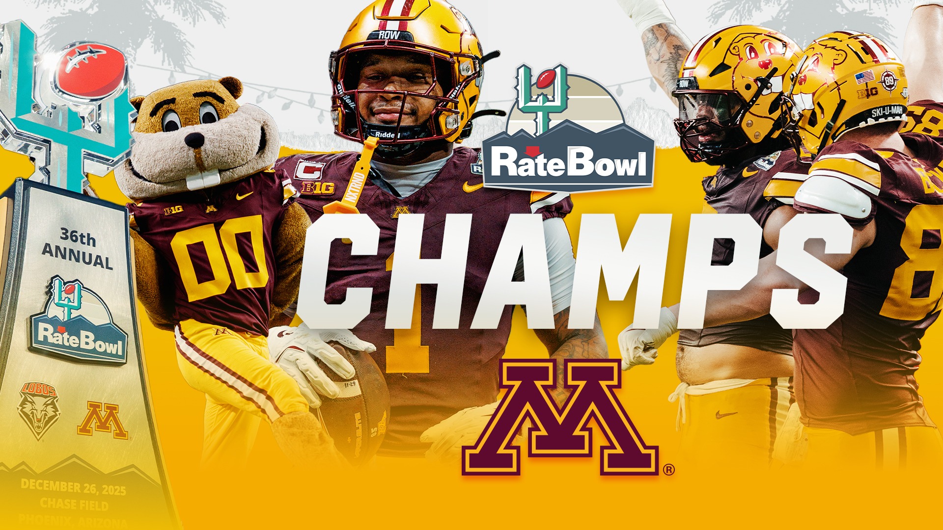 Minnesota Rate Bowl Champs Graphic