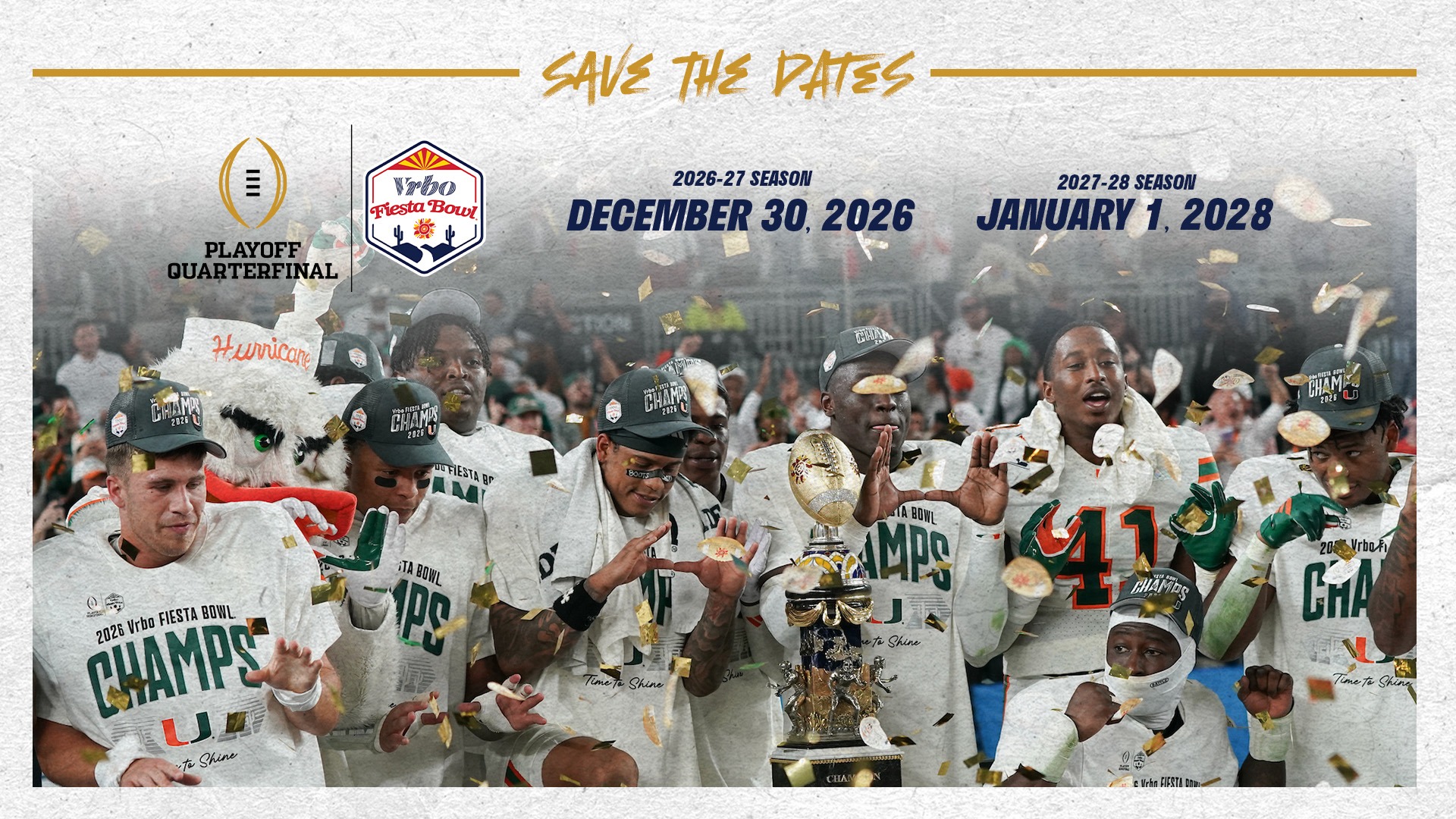 Upcoming Quarterfinals Save the Date