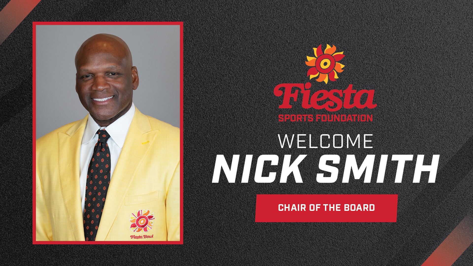 Nick Smith welcome graphic