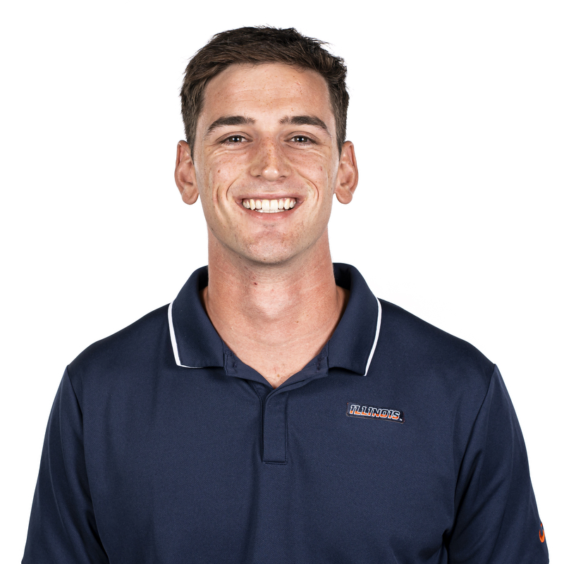 CHAMPAIGN, IL- October 02, 2023 - Illinois Assistant Director of Creative Services Nathan Ripple headshot taken at the Bielfeldt Athletics Administration Building in Champaign, IL. Photo By Kevin Snyder 