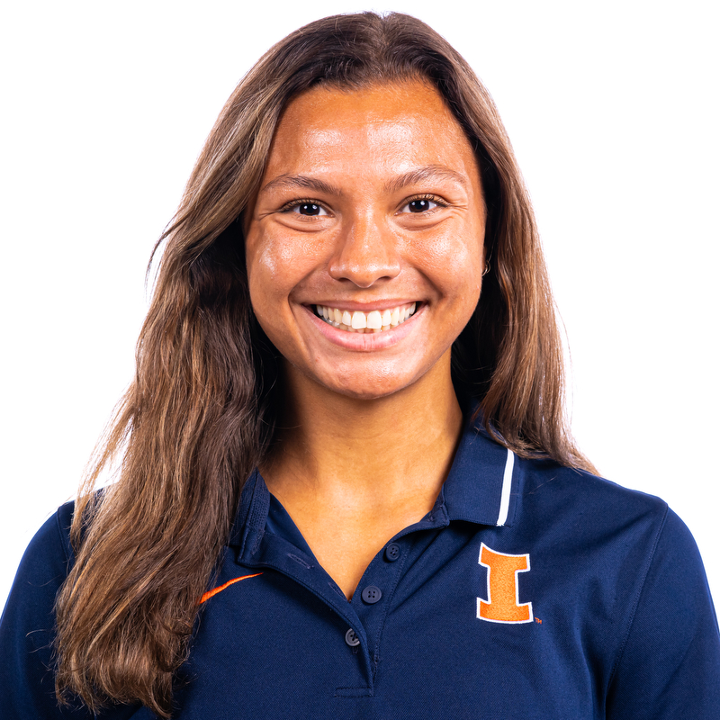 Champaign, IL - October 02, 2024 - Illinois Assistant Coach Cheyenne Nesbitt headshot taken during 2024 Fall Staff Headshot Day at Bielfeldt Athletic Administration Building in Champaign, IL. (Photo By Kevin Snyder/Illinois Athletics)