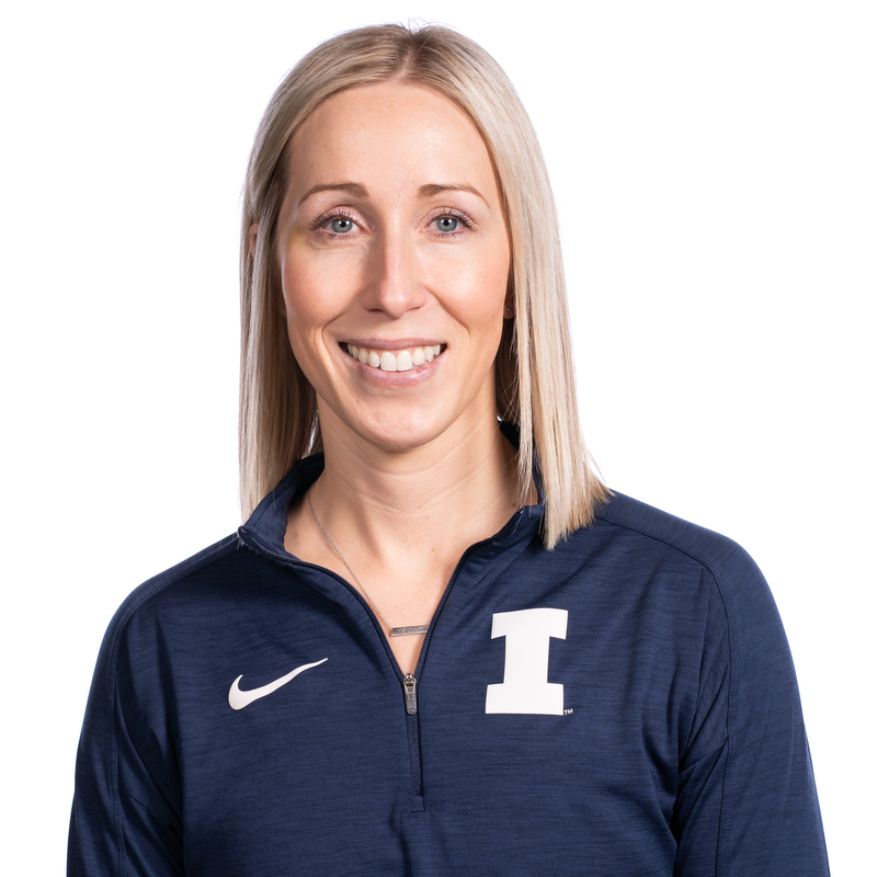 CHAMPAIGN, IL- February 06, 2024 - Illinois Assistant Director of Athletics of Sports Nutrition Brittany Perry headshot taken at the Bielfeldt Athletics Administration Building in Champaign, IL. Photo By Kevin Snyder 