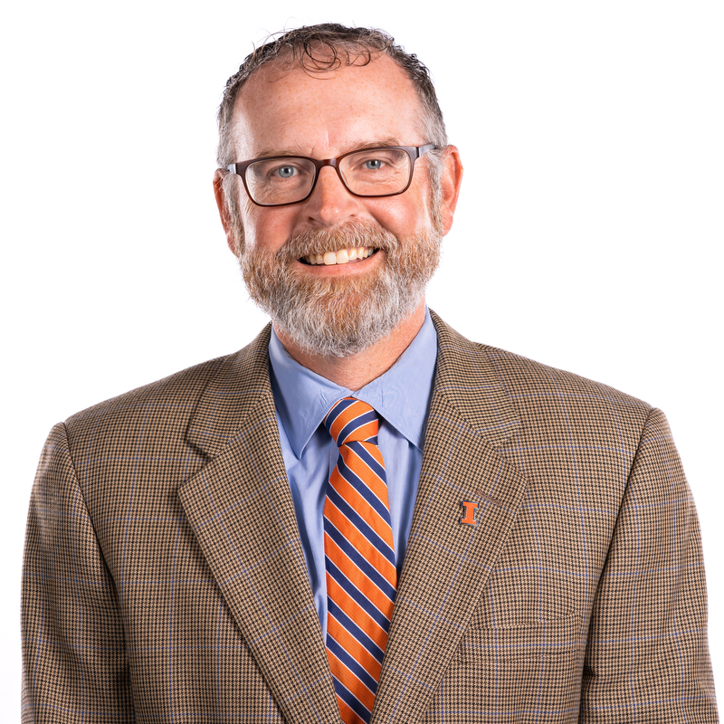 CHAMPAIGN, IL- May 21, 2024 - Illinois Associate Director of Athletics of Facilities Tim Knox headshot taken at the Bielfeldt Athletics Administration Building in Champaign, IL. (Photo By Kevin Snyder/Illinois Athletics)