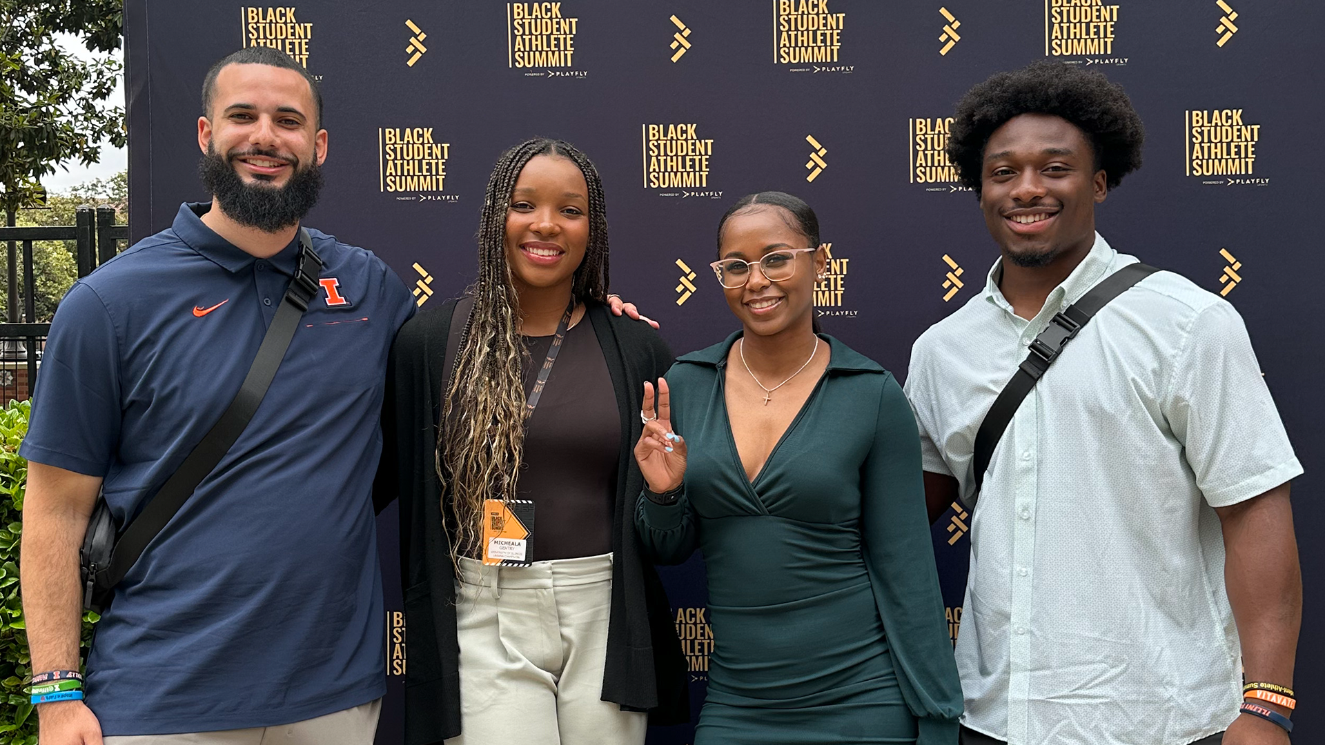 2024 Black Student-Athlete Summit (Siskind, Bryant, Gentry, Odeluga)