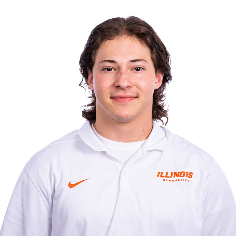 Champaign, IL - August 25, 2024 - Illinois Student Manager Yan Inhaber-Courchesne headshot taken during 2024 Olympic Sports Headshot Day at Bielfeldt Athletics Administration Building in Champaign, IL. (Photo By Kevin Snyder/Illinois Athletics)
