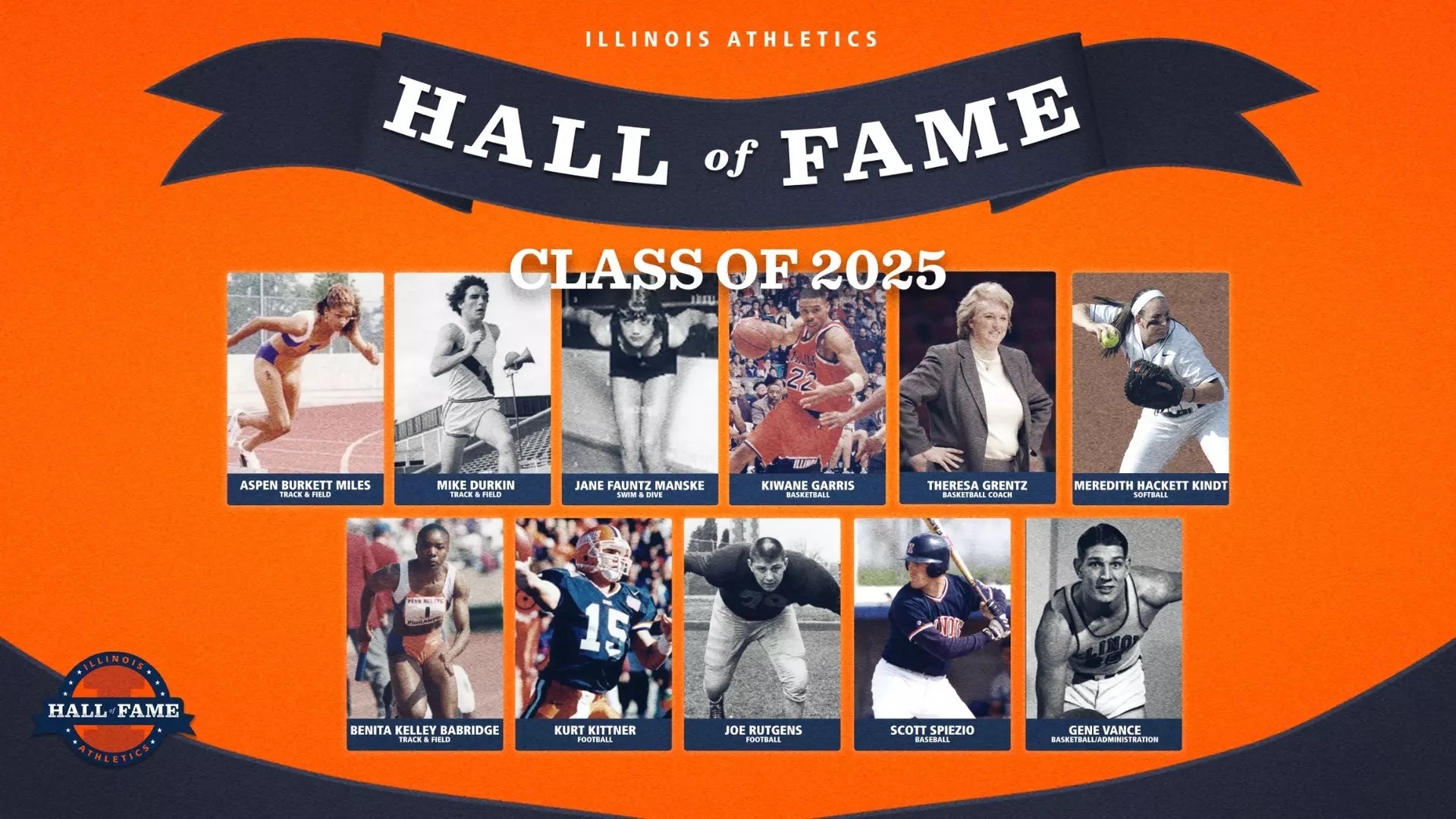 Hall of Fame Class of 2025 graphic