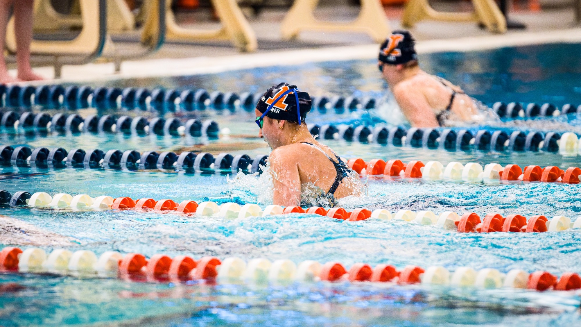 Chloe Diner swimming