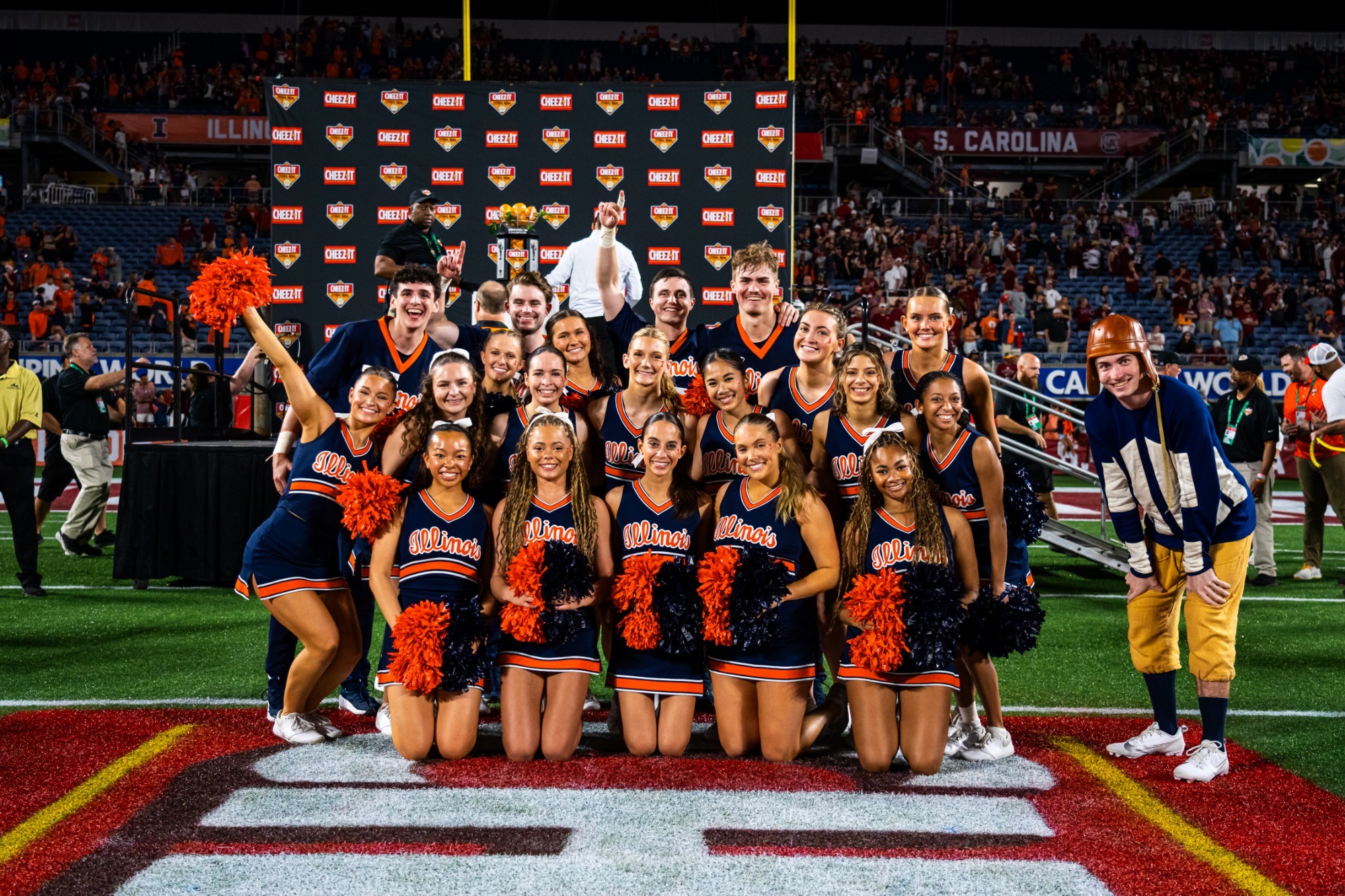 Cheerleaders at Citrus Bowl