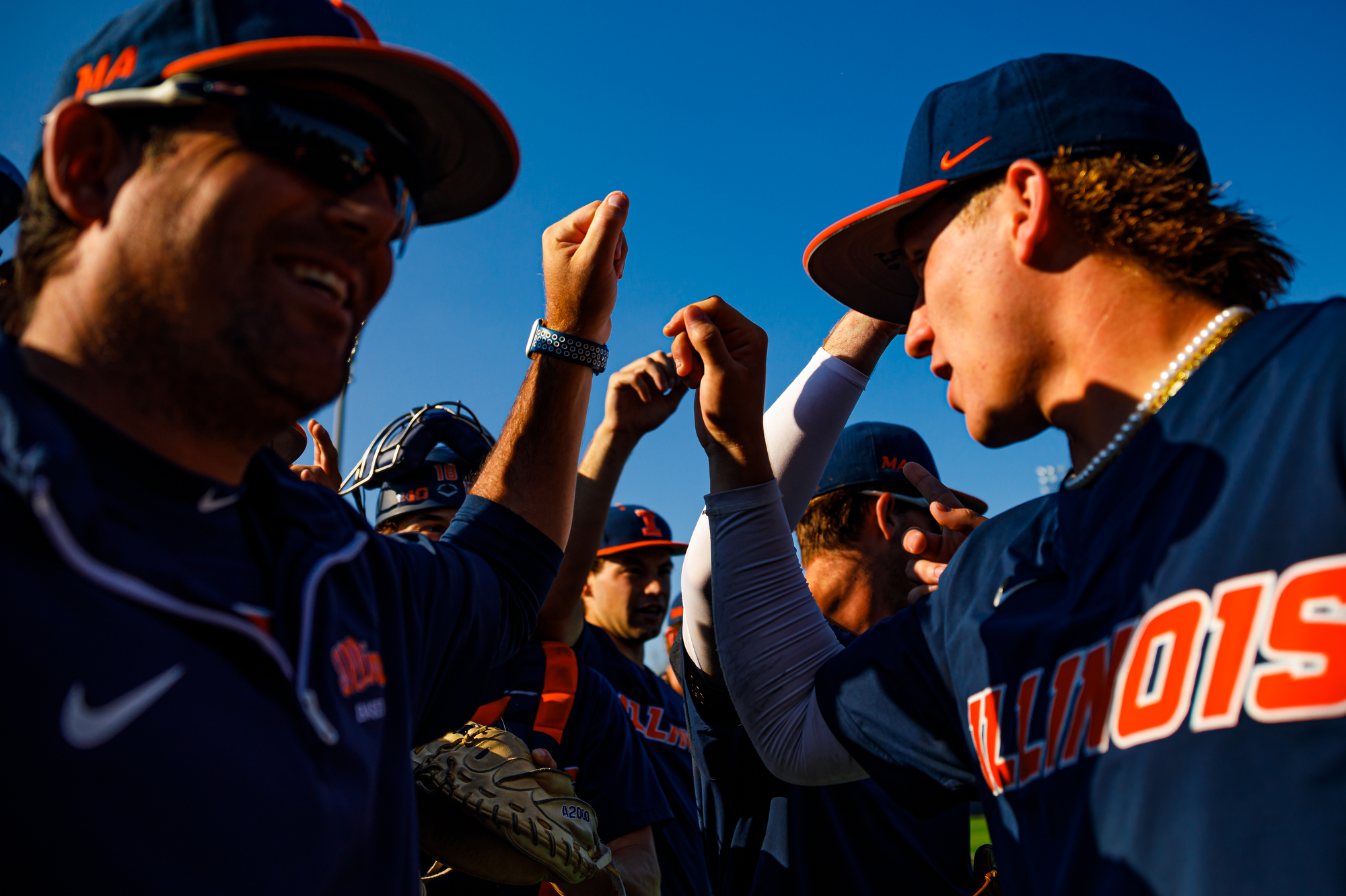 Champaign, IL - May 6, 2025 - Photos taken during the game between the Bradley Braves  and the Illinois Fighting Illini at Illinois Field in Champaign, IL. (Photo By Dwayne Banks Jr/Illinois Athletics)