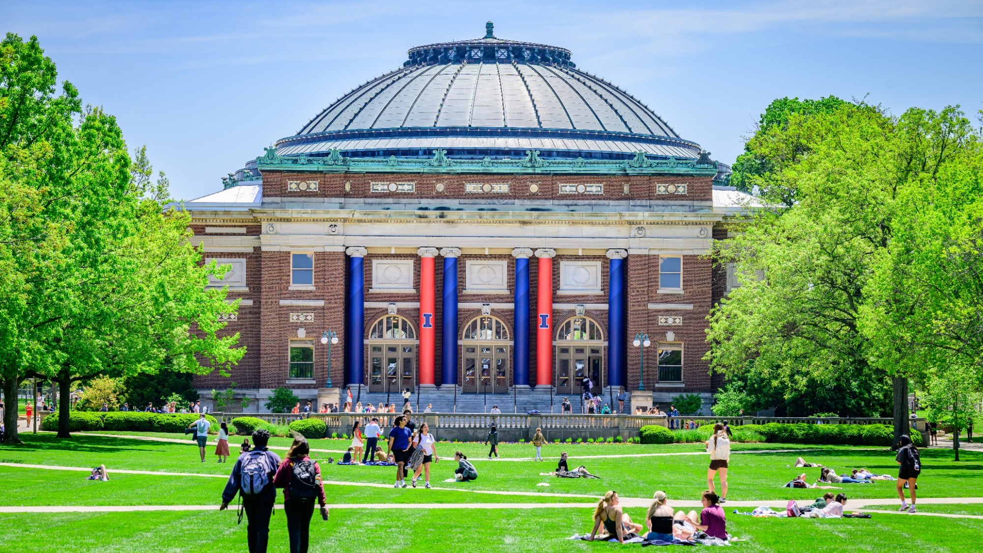 Campus Main Quad Graduation May 2025