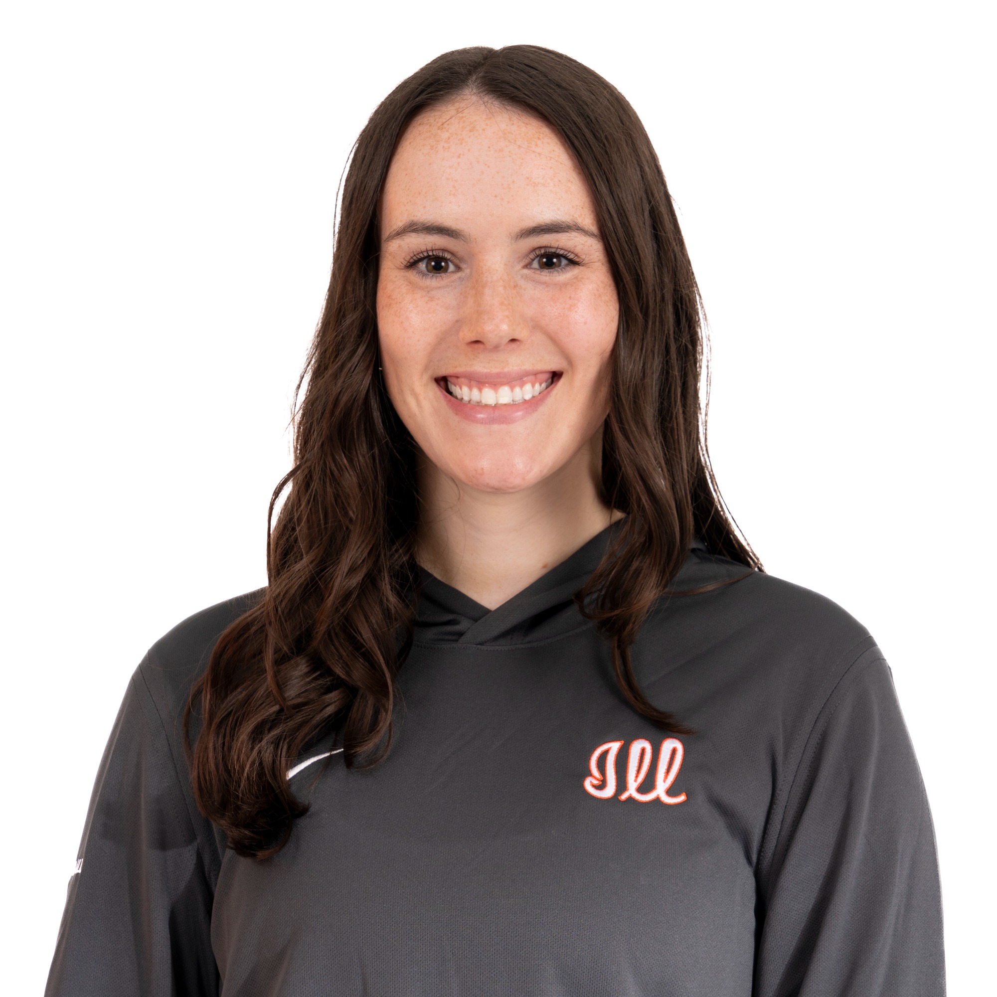 CHAMPAIGN, IL - August 13, 2025 - Headshot for Director of Volleyball Operations Hannah Hashbarger at Huff Hall in Champaign, IL. Photo by Ashley Ray/Fighting Illini