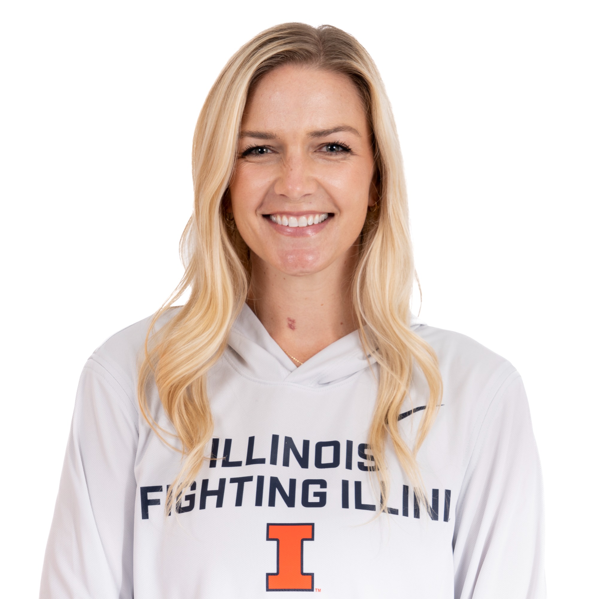 CHAMPAIGN, IL - August 13, 2025 - Headshot for Volleyball Associate Head Coach Meredith Schamun at Huff Hall in Champaign, IL. Photo by Ashley Ray/Fighting Illini