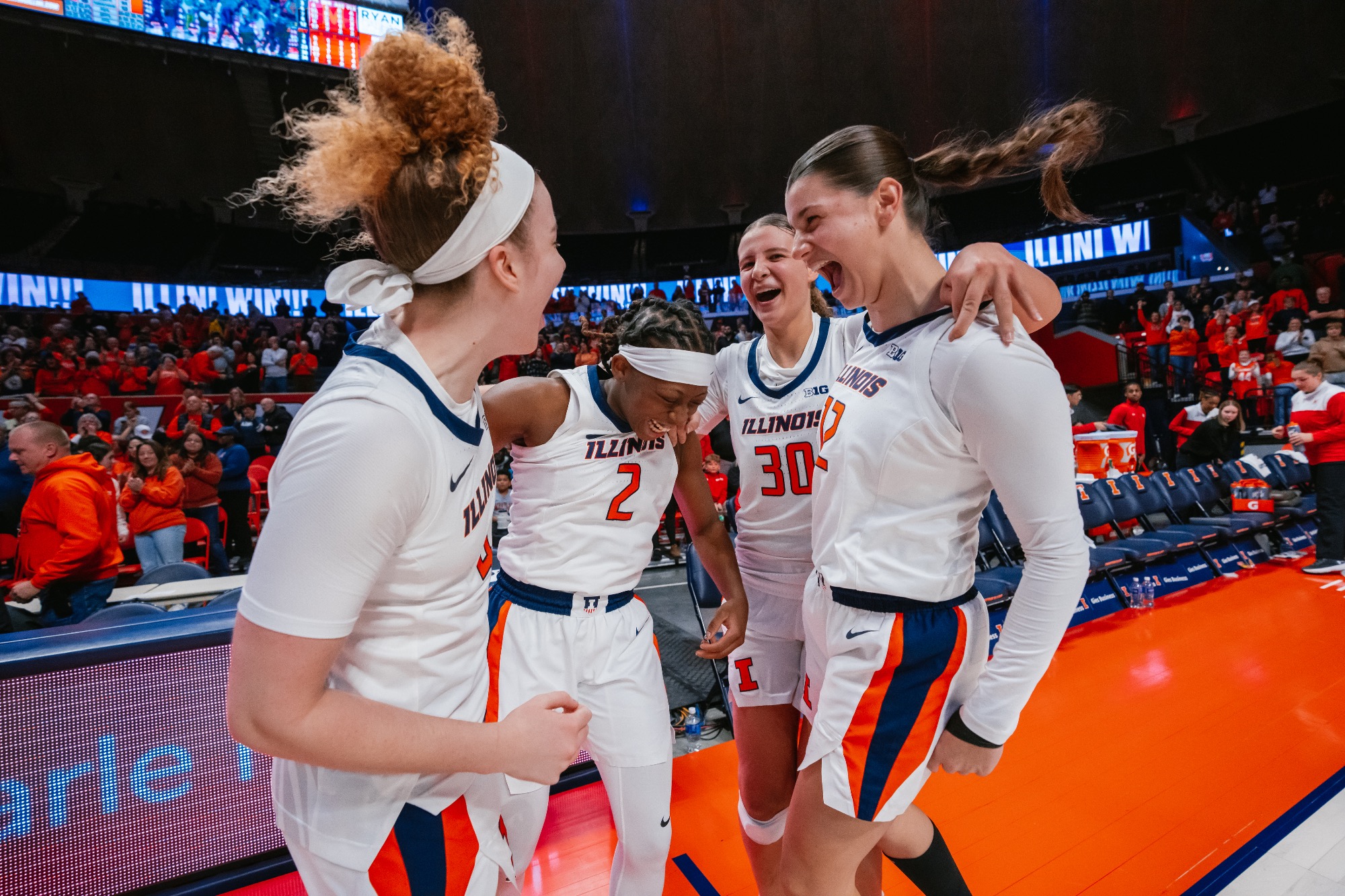 CHAMPAIGN, IL - January 01, 2026 -The game between the Maryland Terrapins and the Illinois Fighting Illini at State Farm Center in Champaign, IL. Photo By Fighting Illini