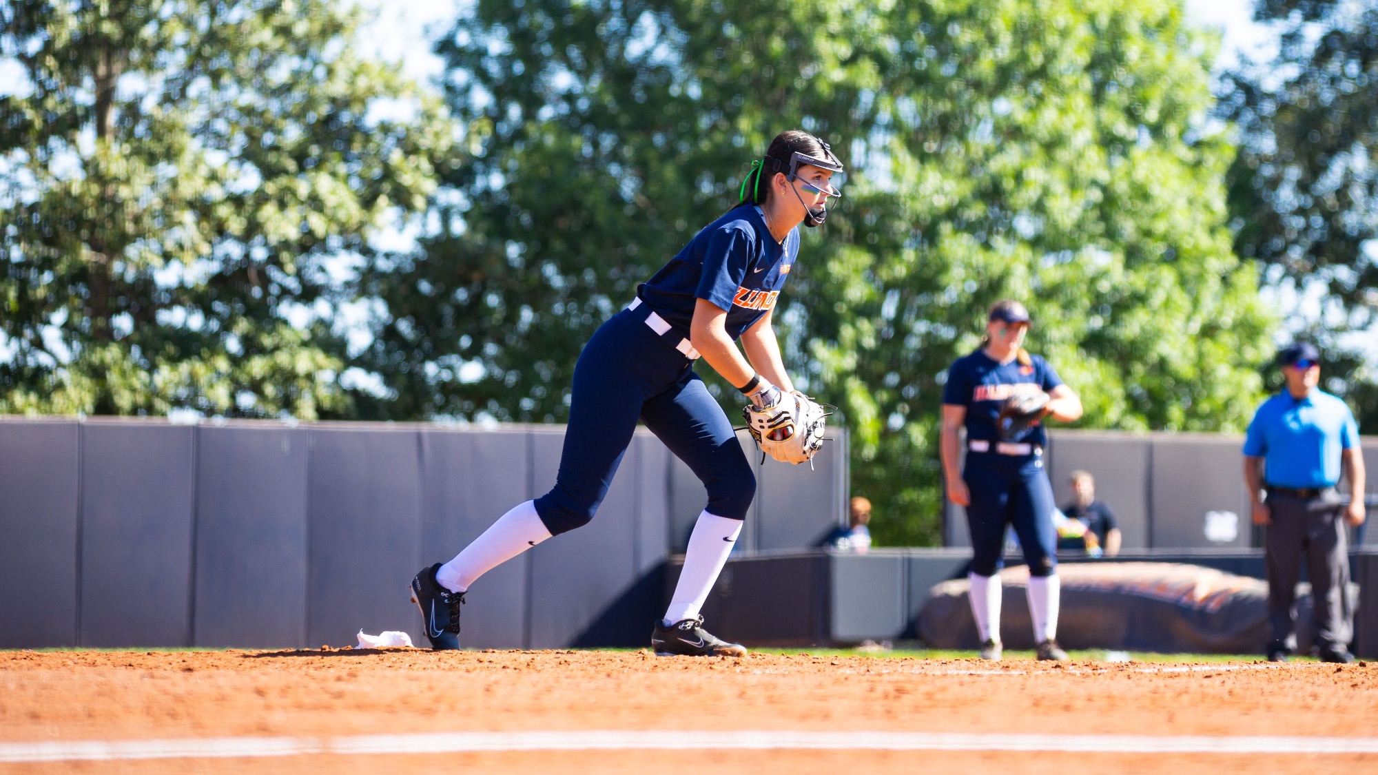 Abby Sabalaskey winds up in the circle