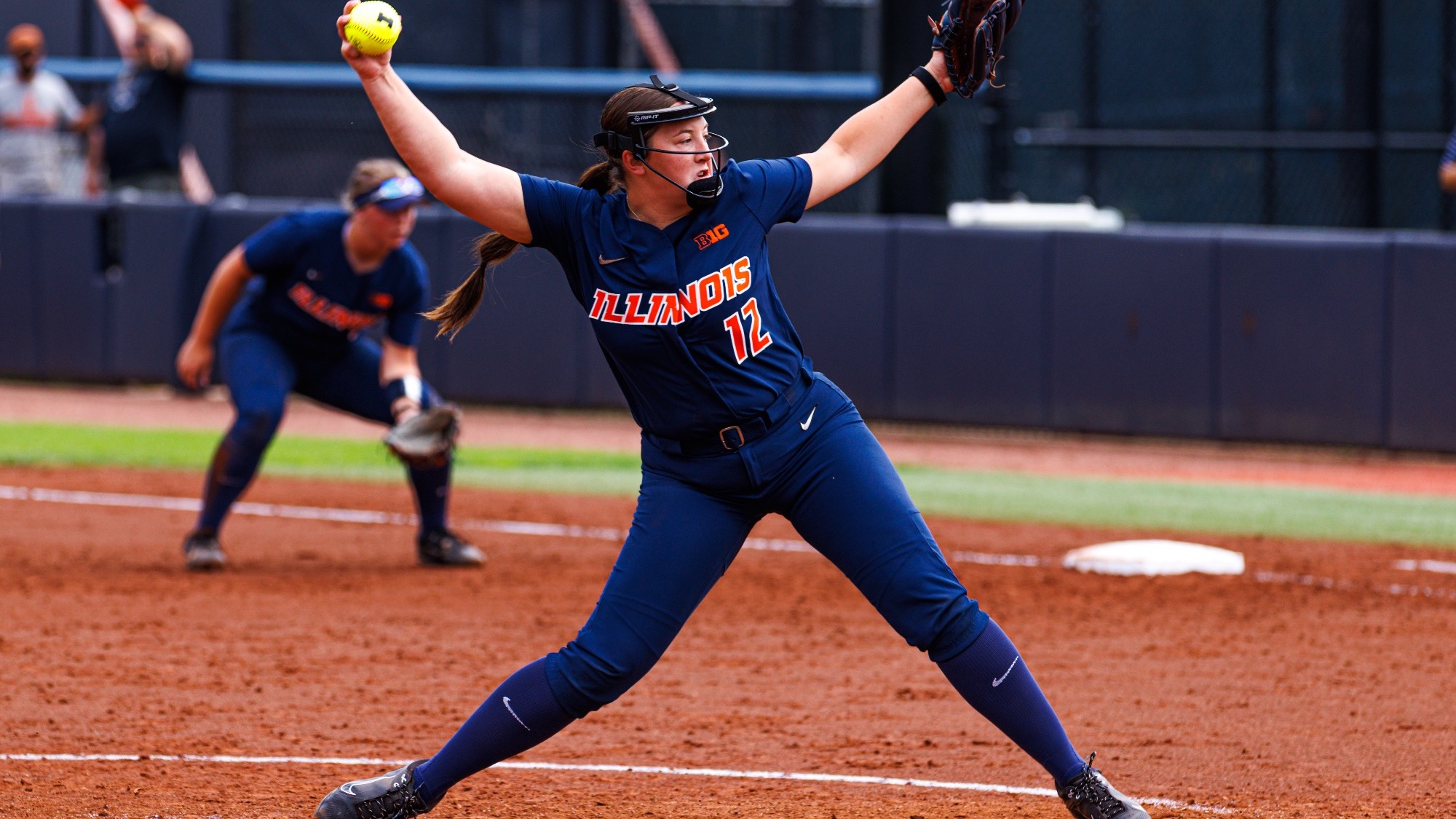 Karley Yergler pitching