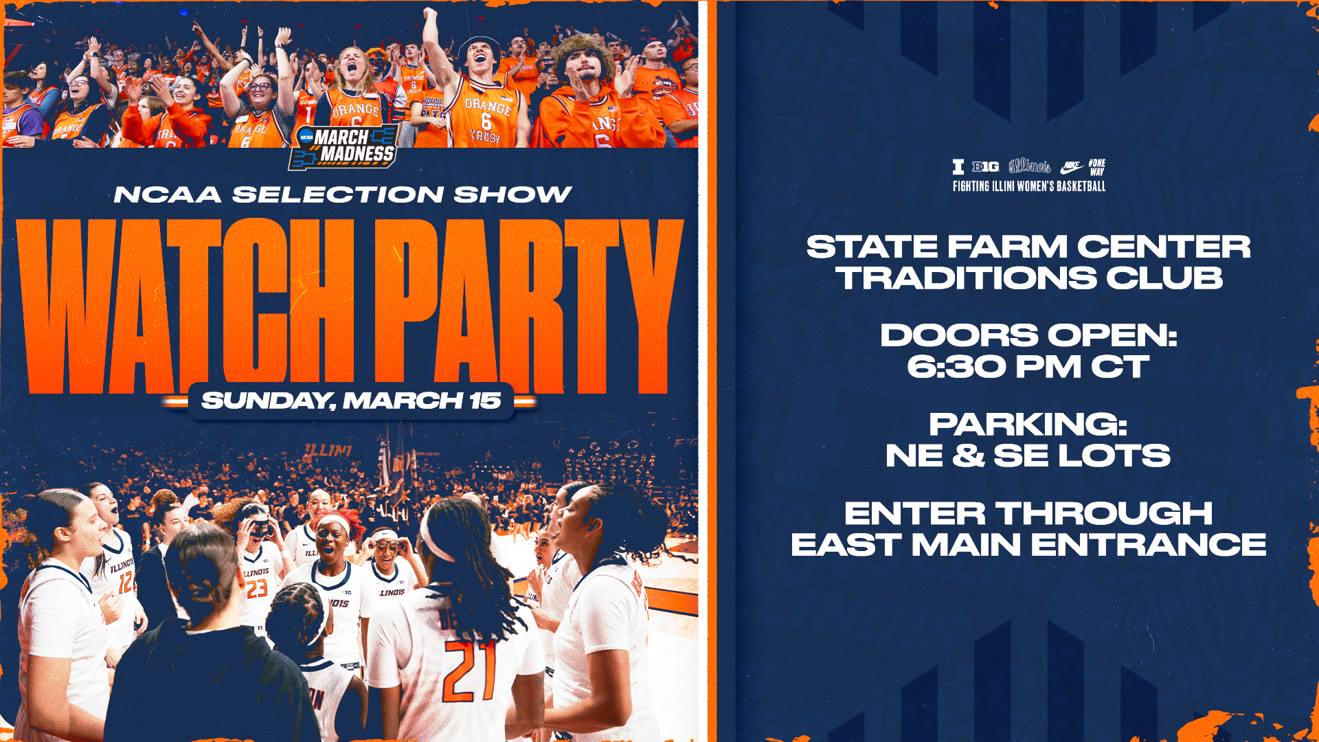 Selection Show Watch Party Graphic