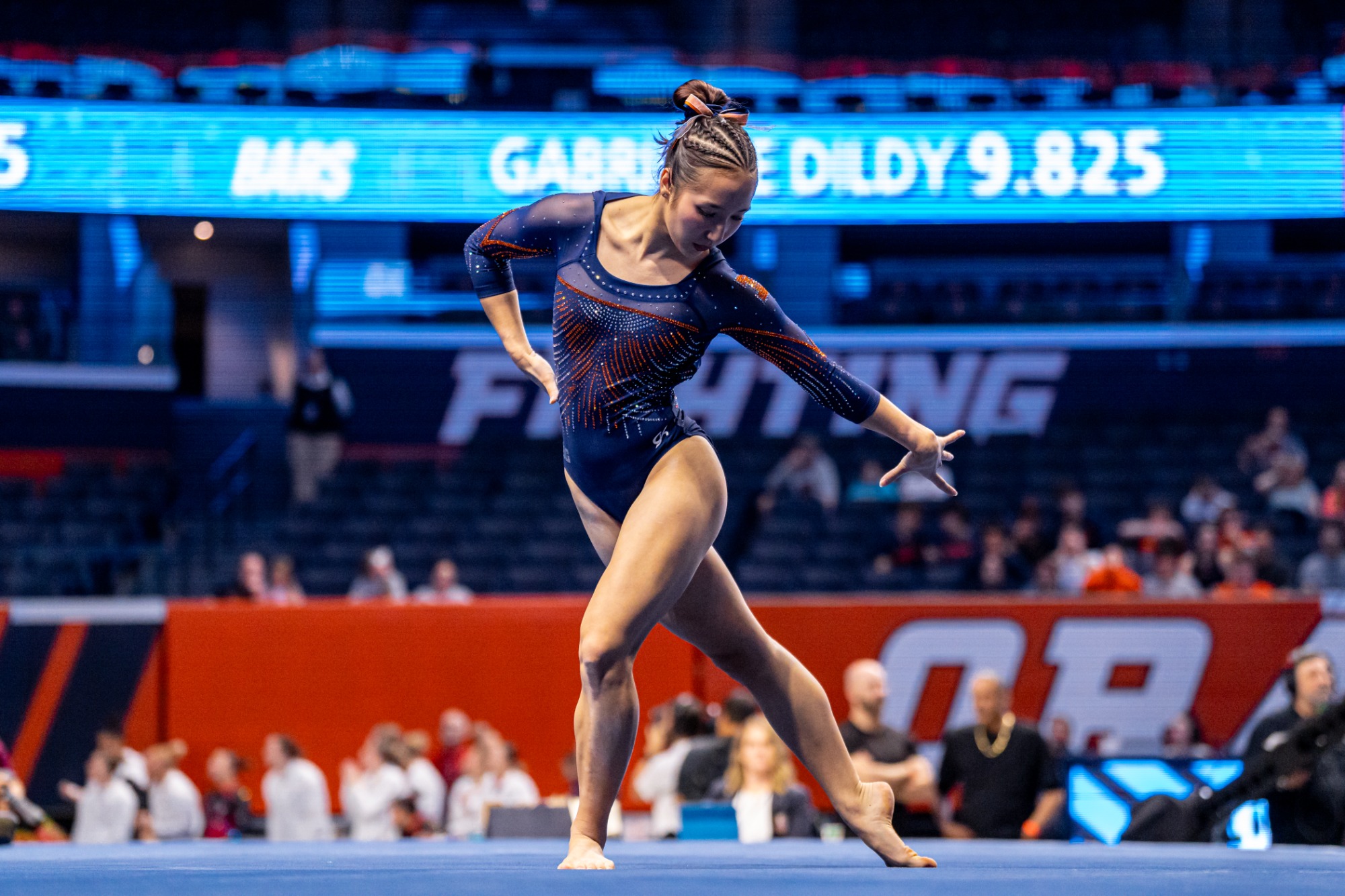 CHAMPAIGN, IL - March 20, 2026 - Chloe Cho during the Big Tens Championship at State Farm Center in Champaign, IL. Photo By Lucas Sun